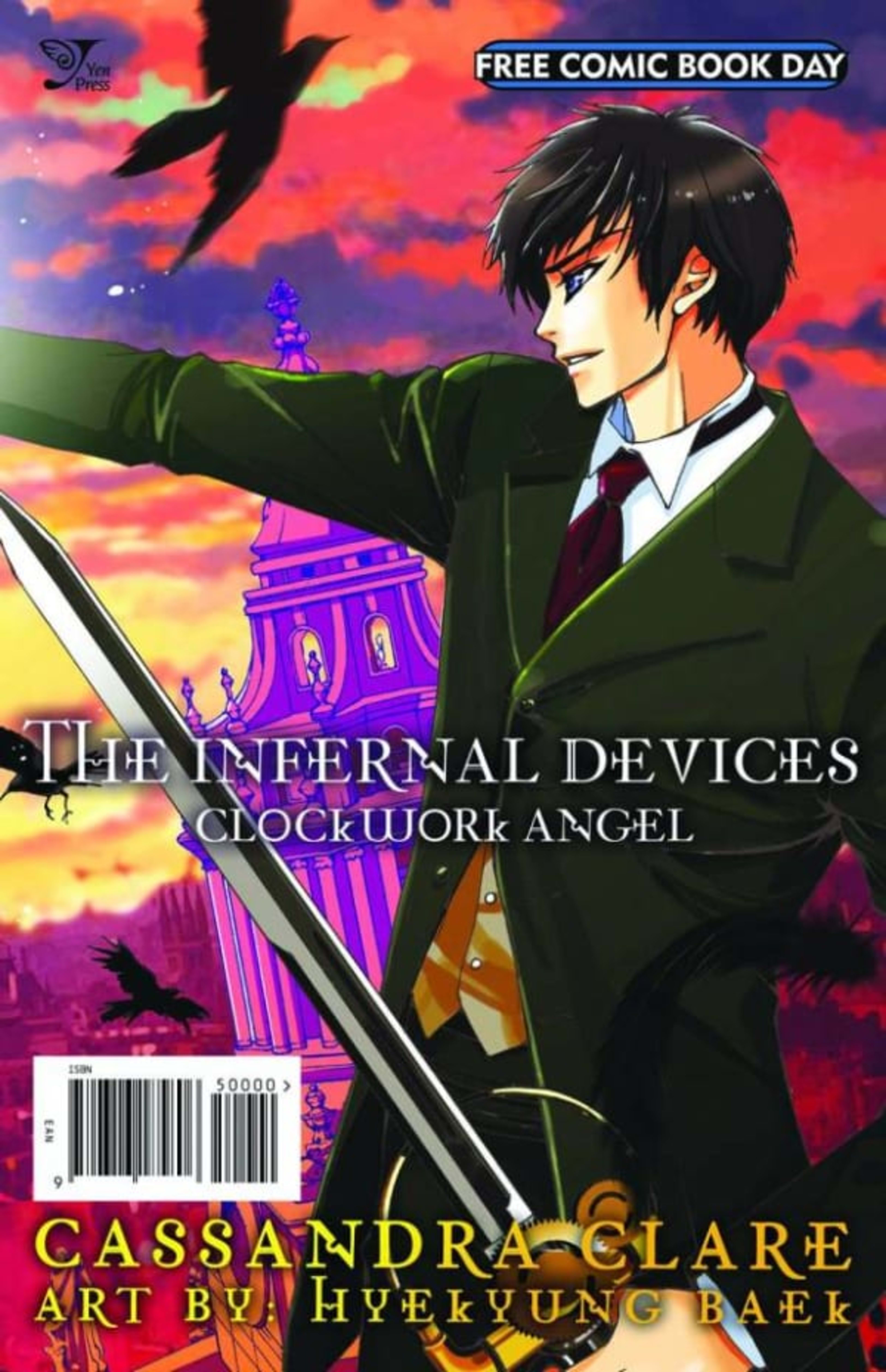 FCBD 2012 Infernal Devices Clockwork Angel cover — © Yen Press
