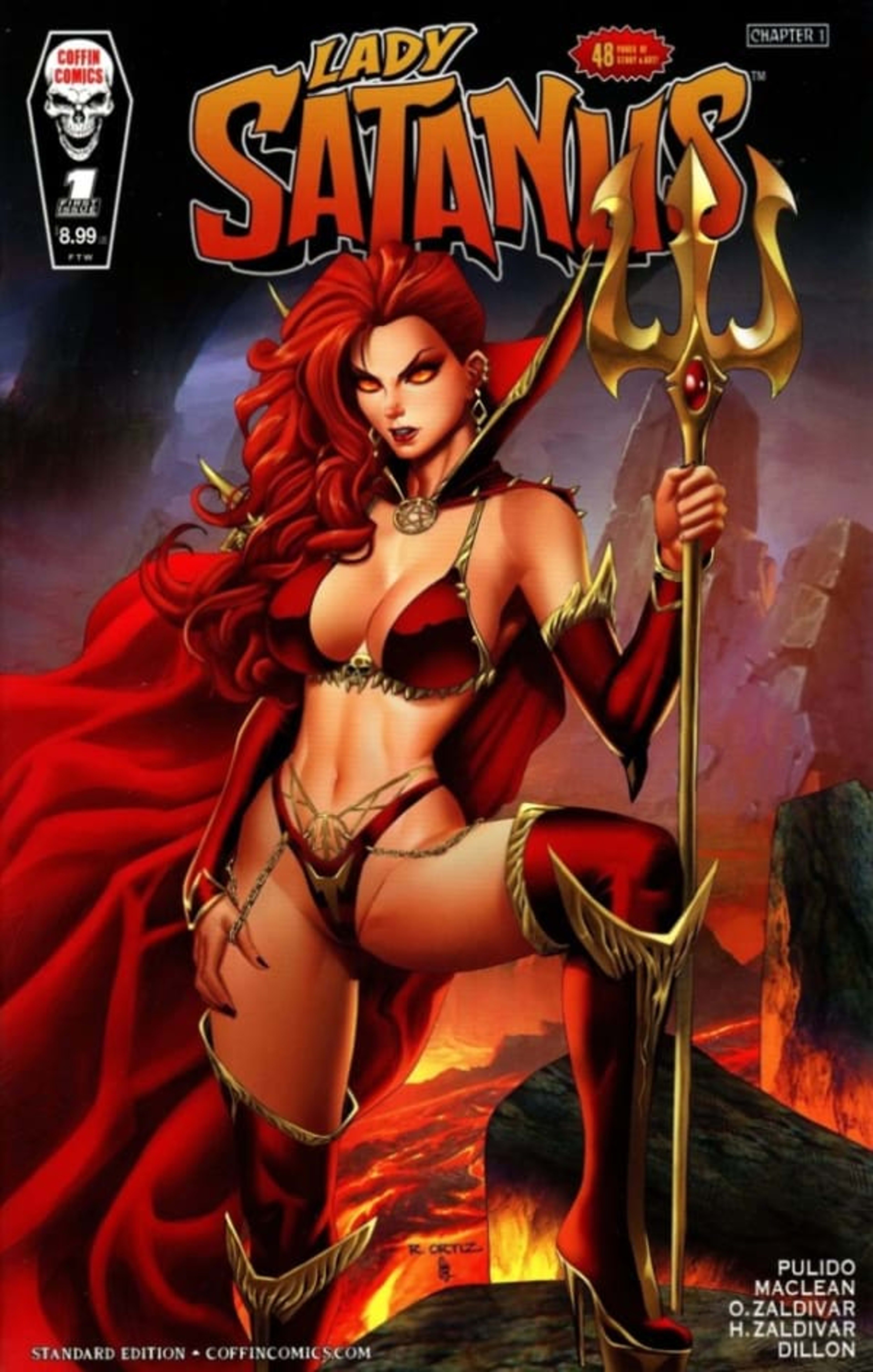 Lady Satanus: Sinister Urge cover — © Coffin Comics