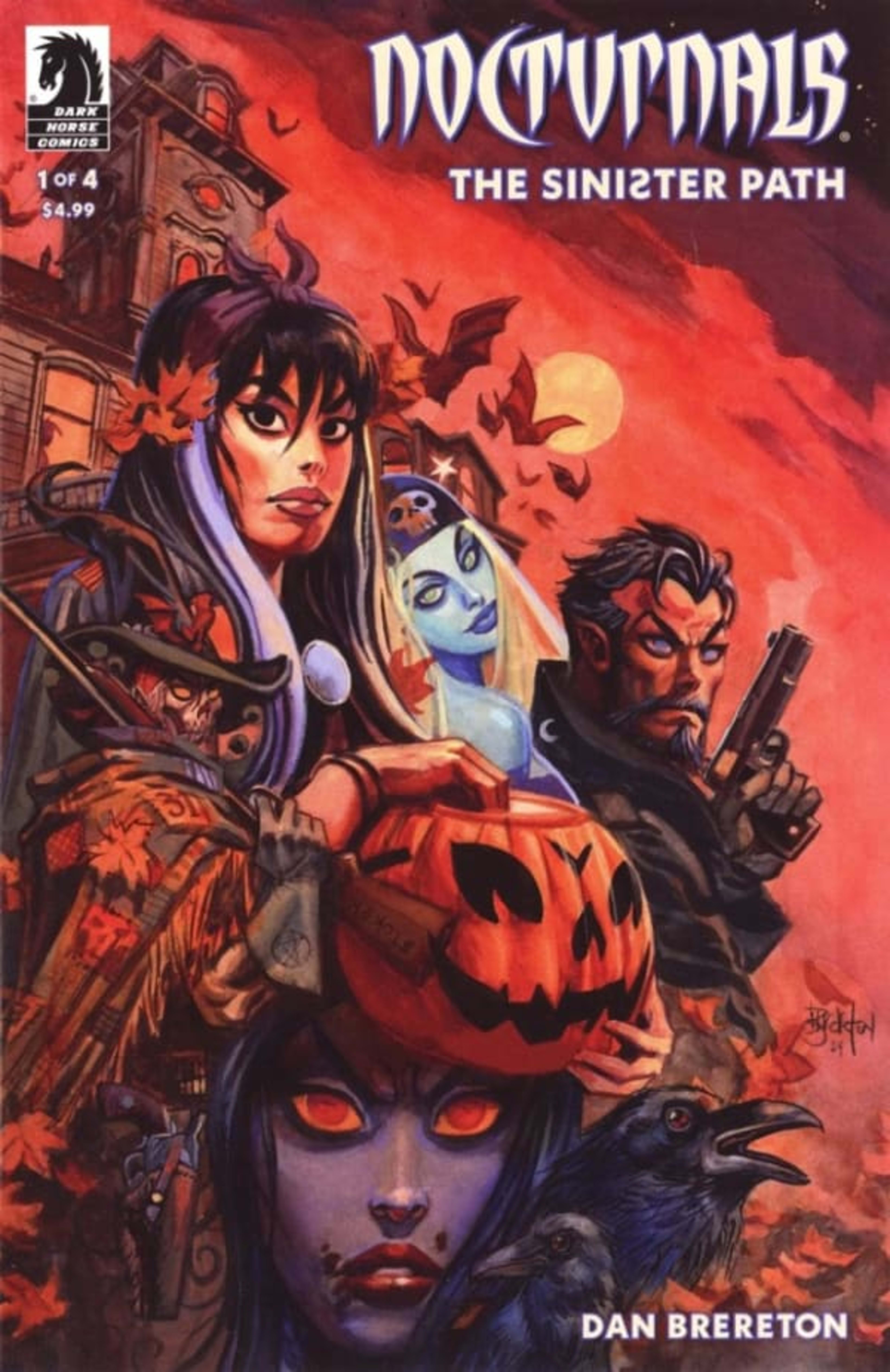 Nocturnals: The Sinister Path cover — © Dark Horse Comics