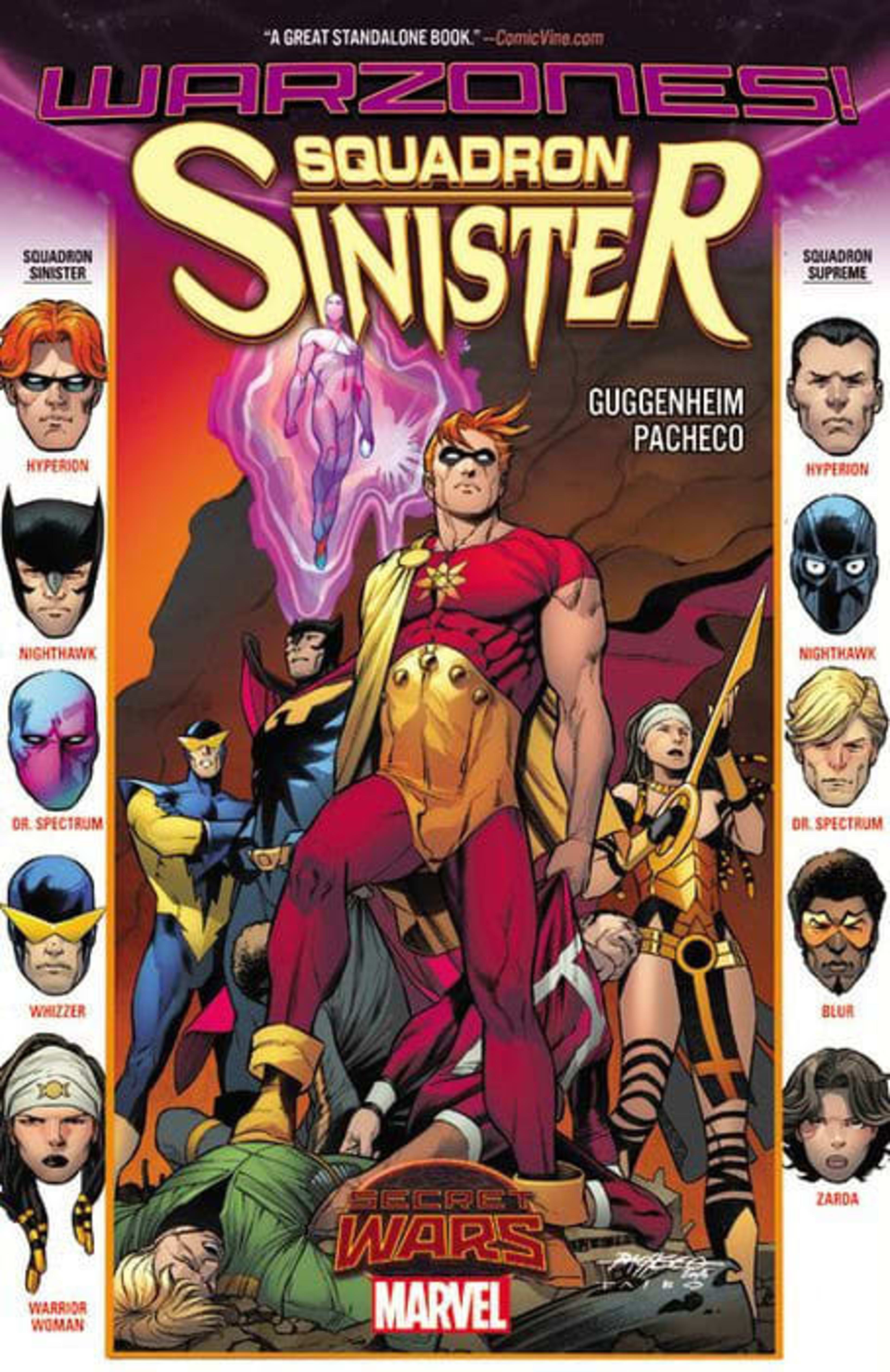 Squadron Sinister: Warzones! cover — © Marvel