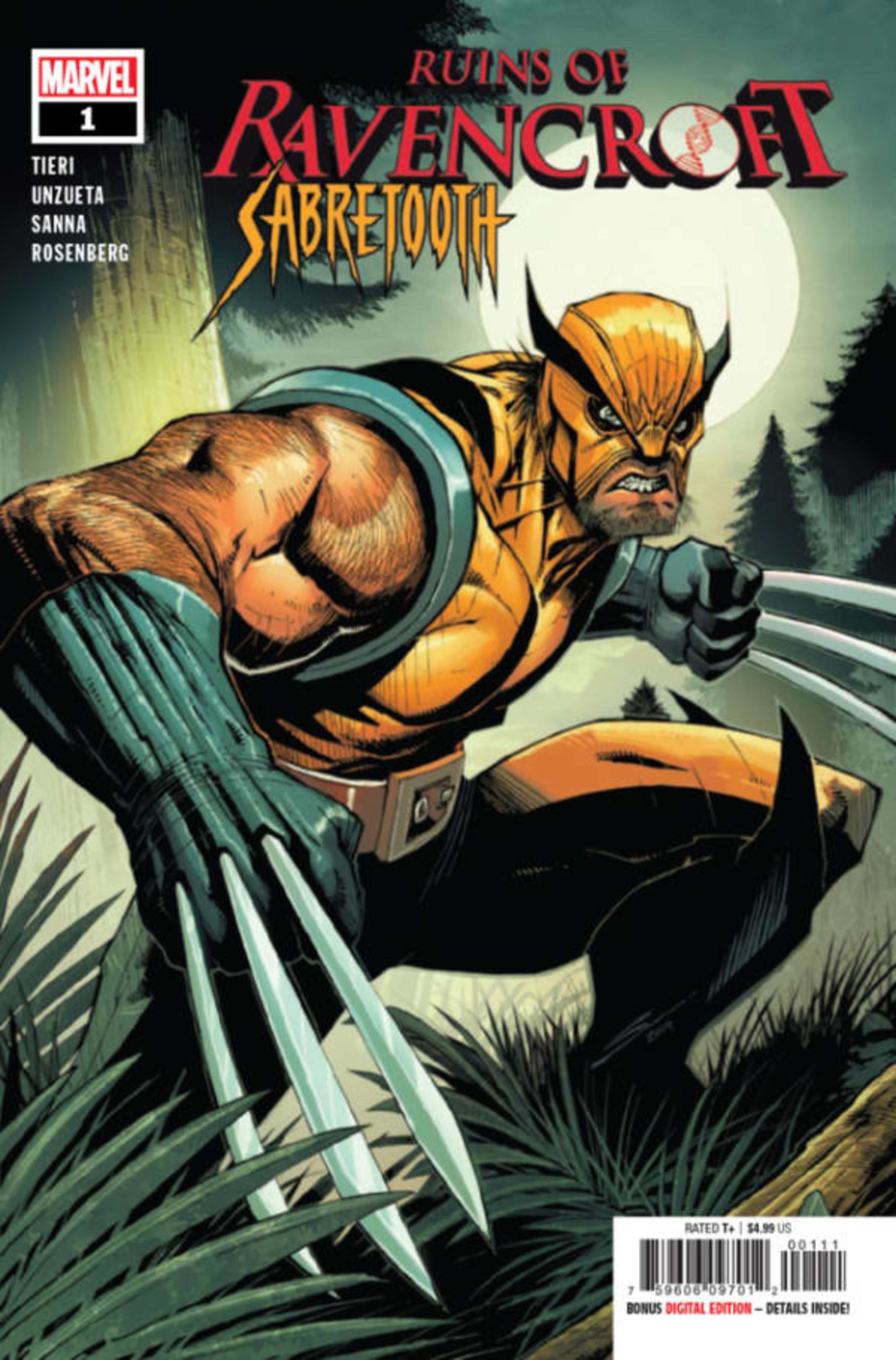 Ruins of Ravencroft: Sabretooth cover — © Marvel