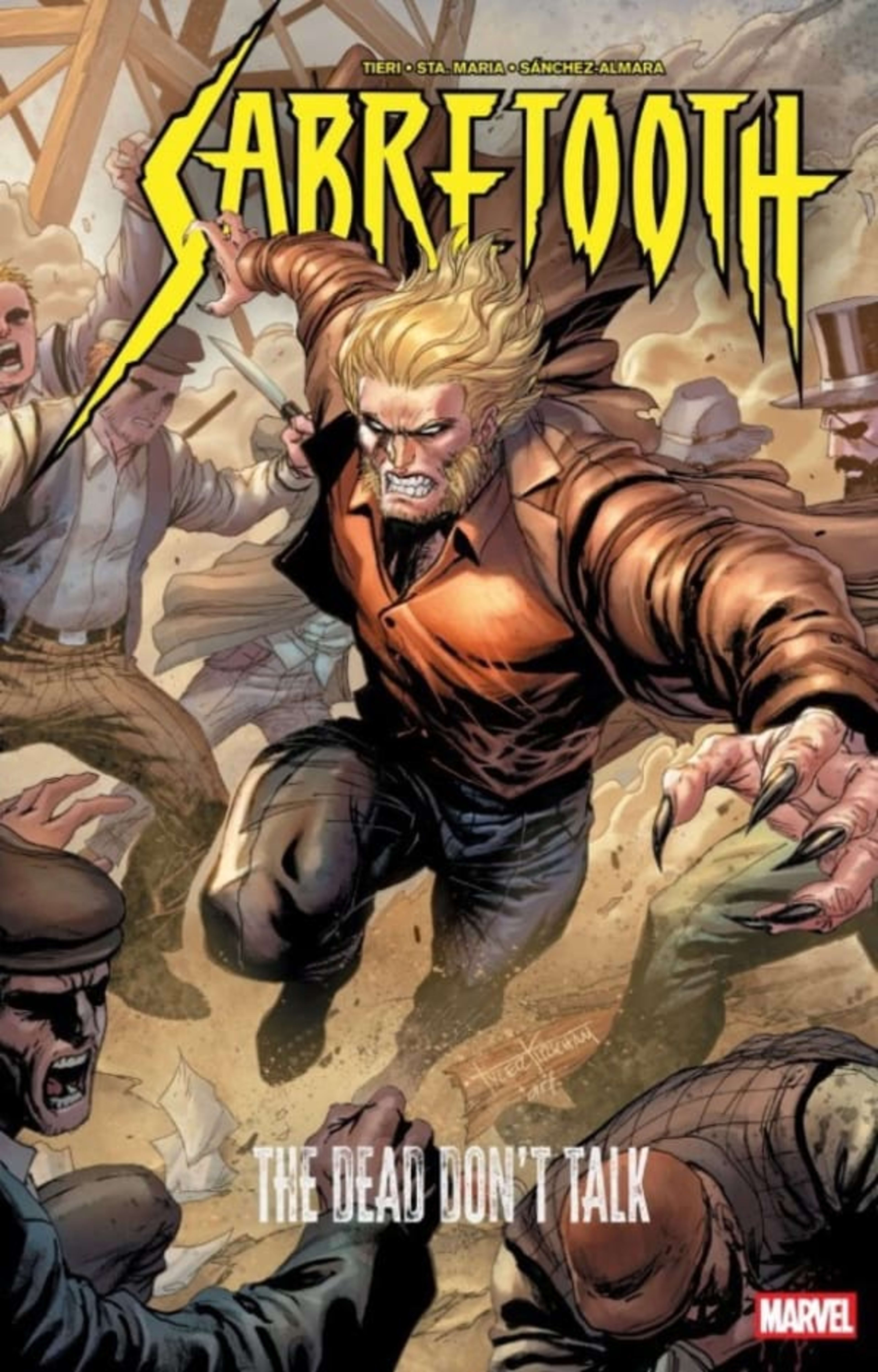 Sabretooth: The Dead Don't Talk cover — © Marvel