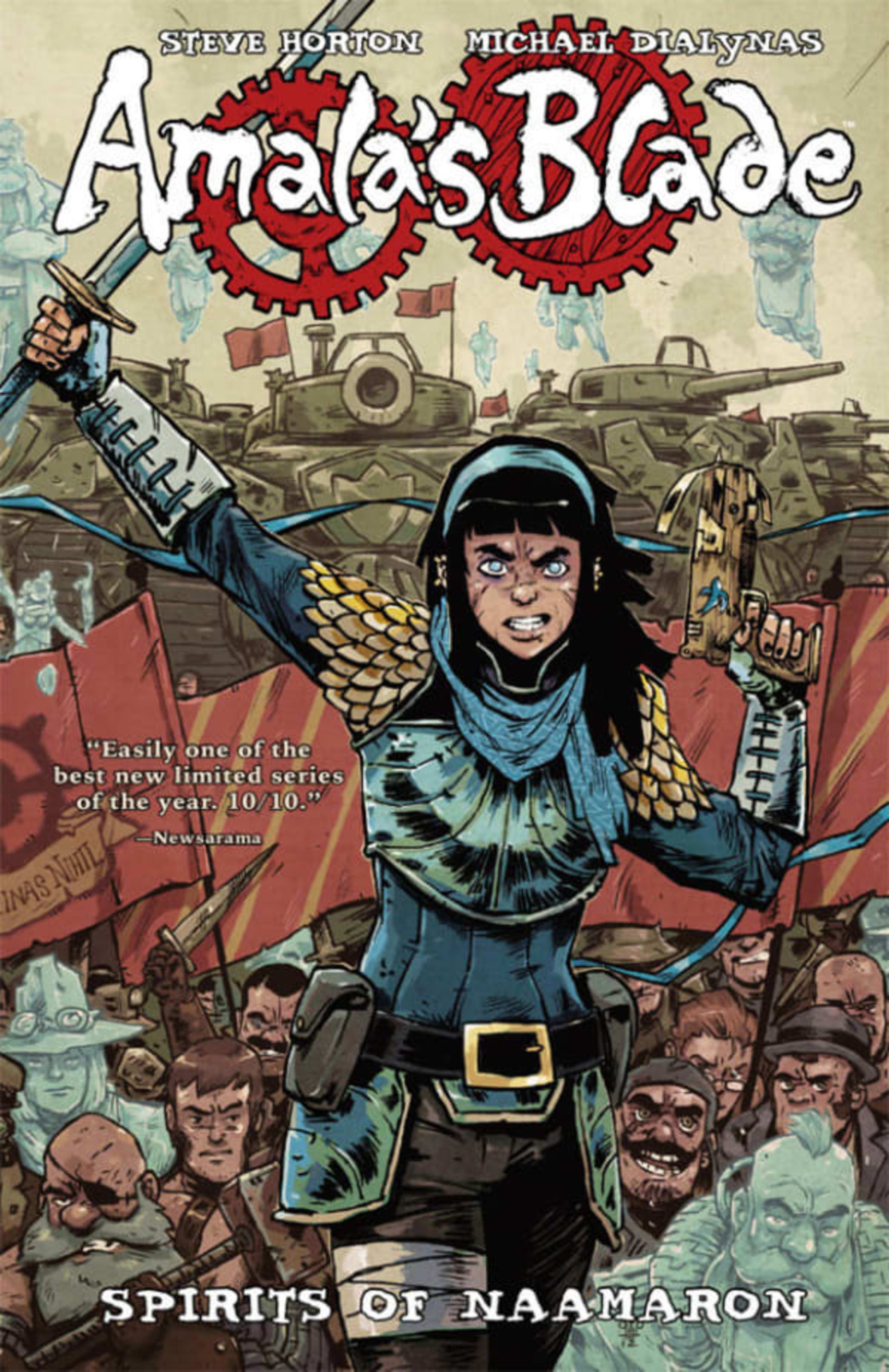Amala's Blade: Spirits of Naamaron cover — © Dark Horse Comics