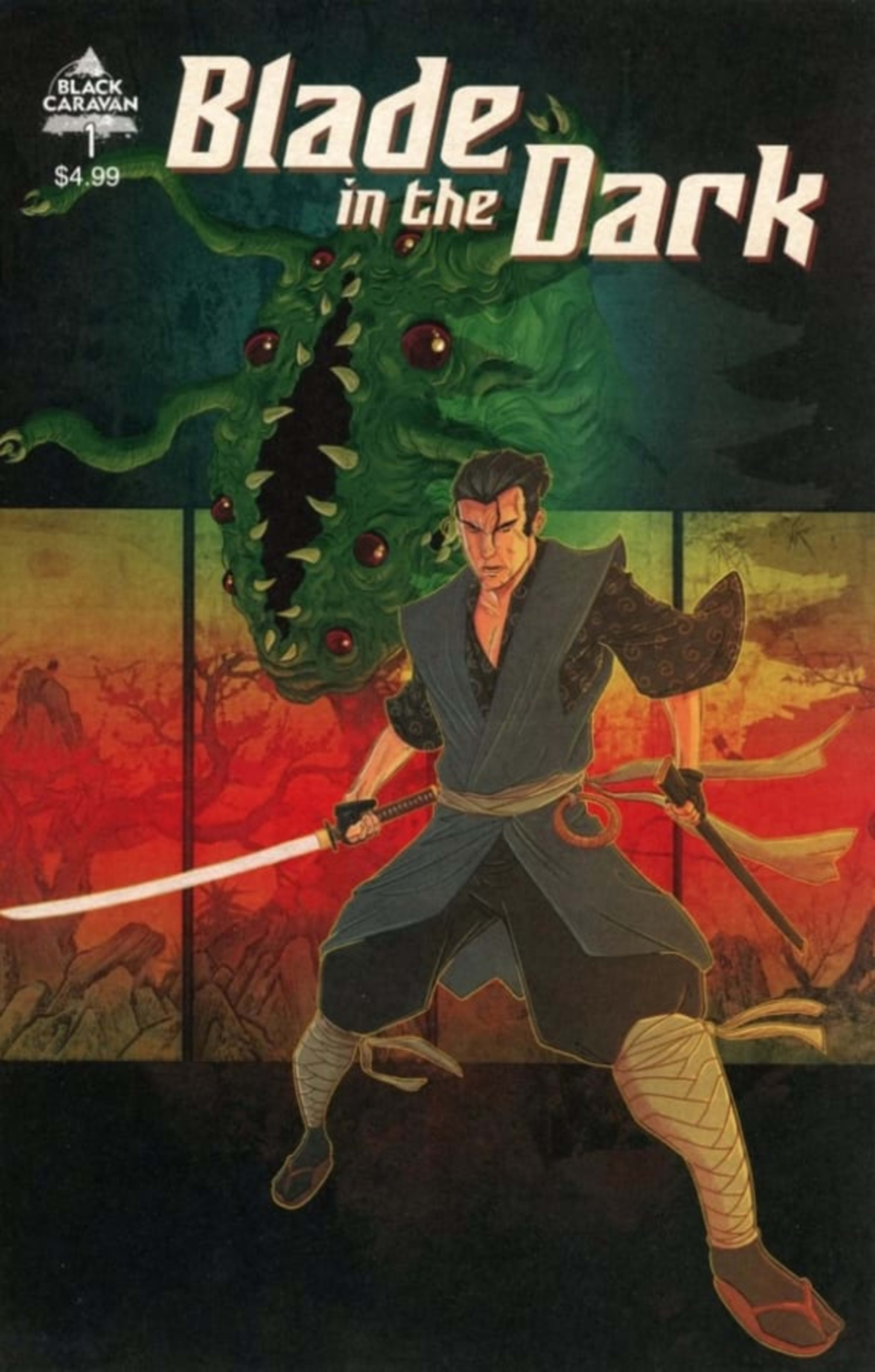 Blade in the Dark cover — © Scout Comics