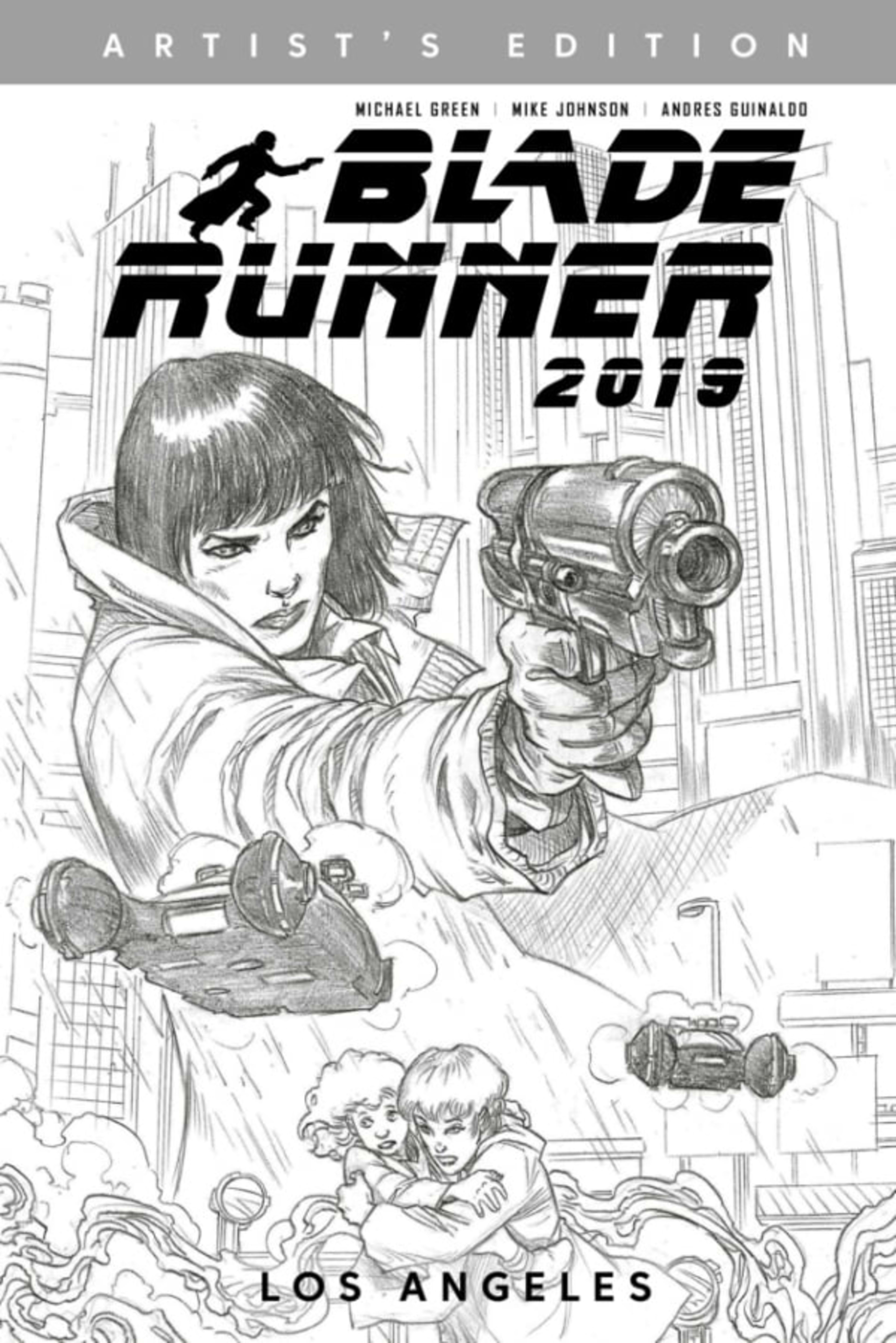 Blade Runner 2019 Artists Edition: Los Angeles cover — © Titan Comics