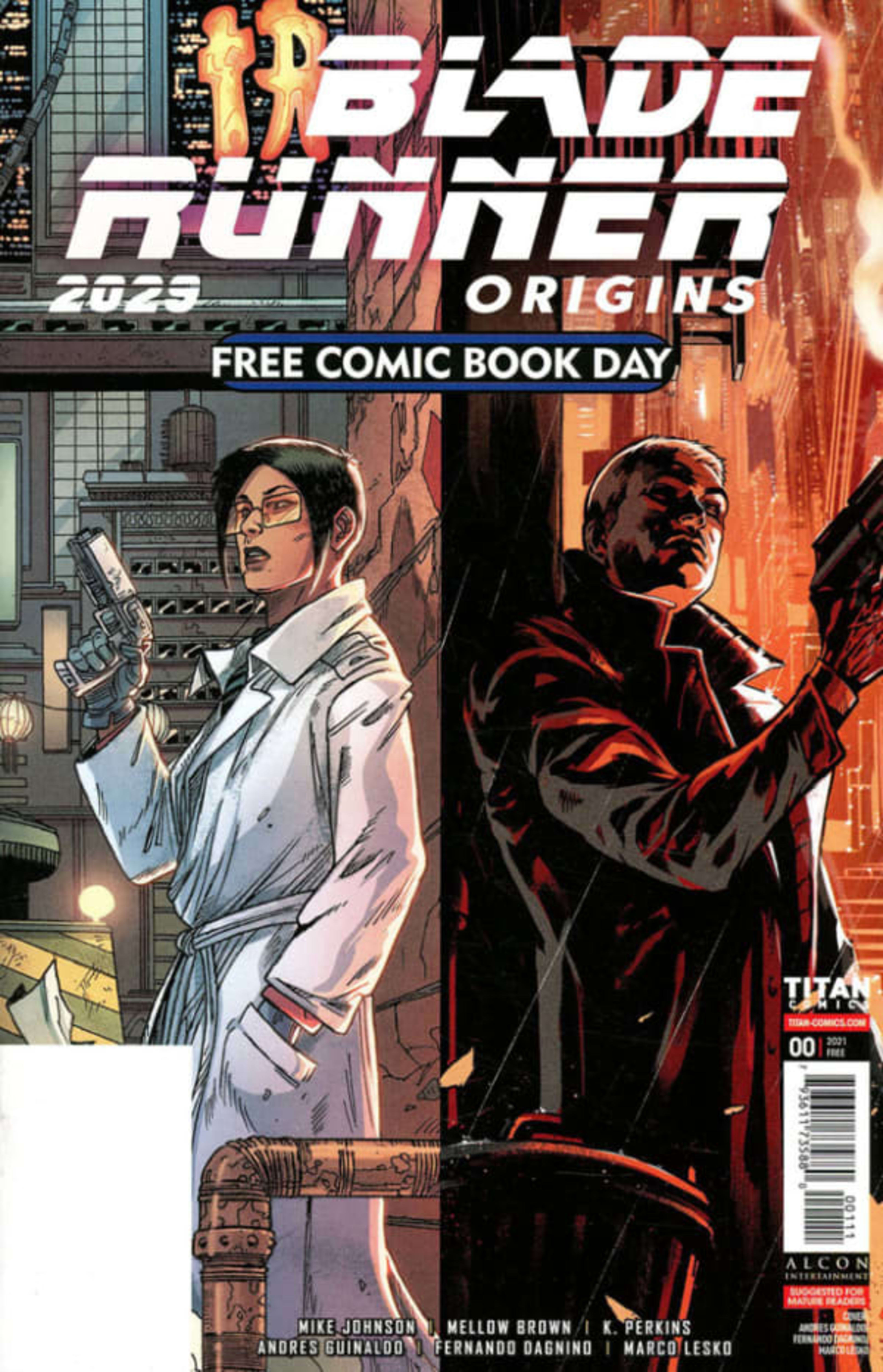 Blade Runner Free Comic Book Day Issue, 2021 cover — © Titan Comics