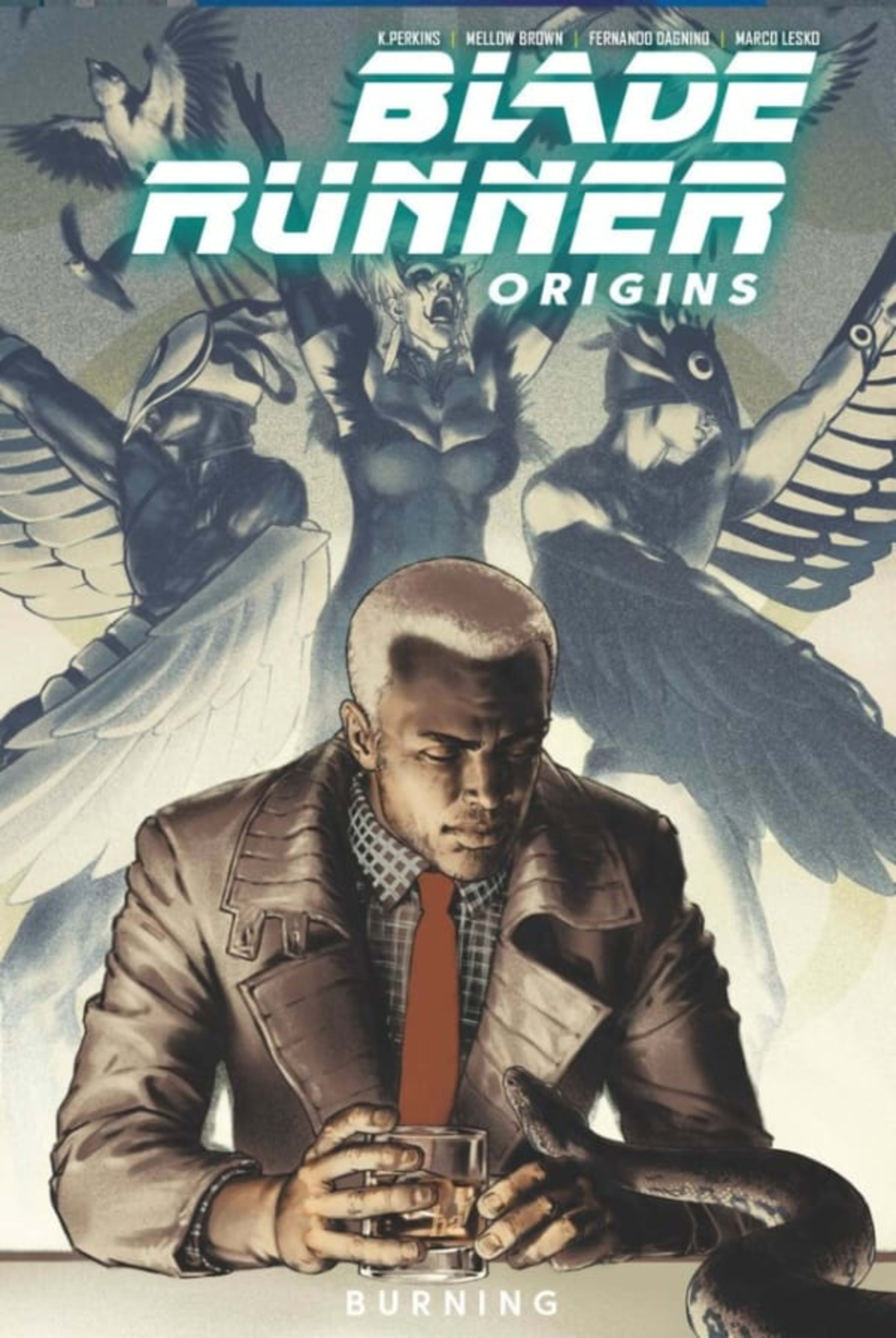 Blade Runner Origins: Burning  cover — © Titan Comics