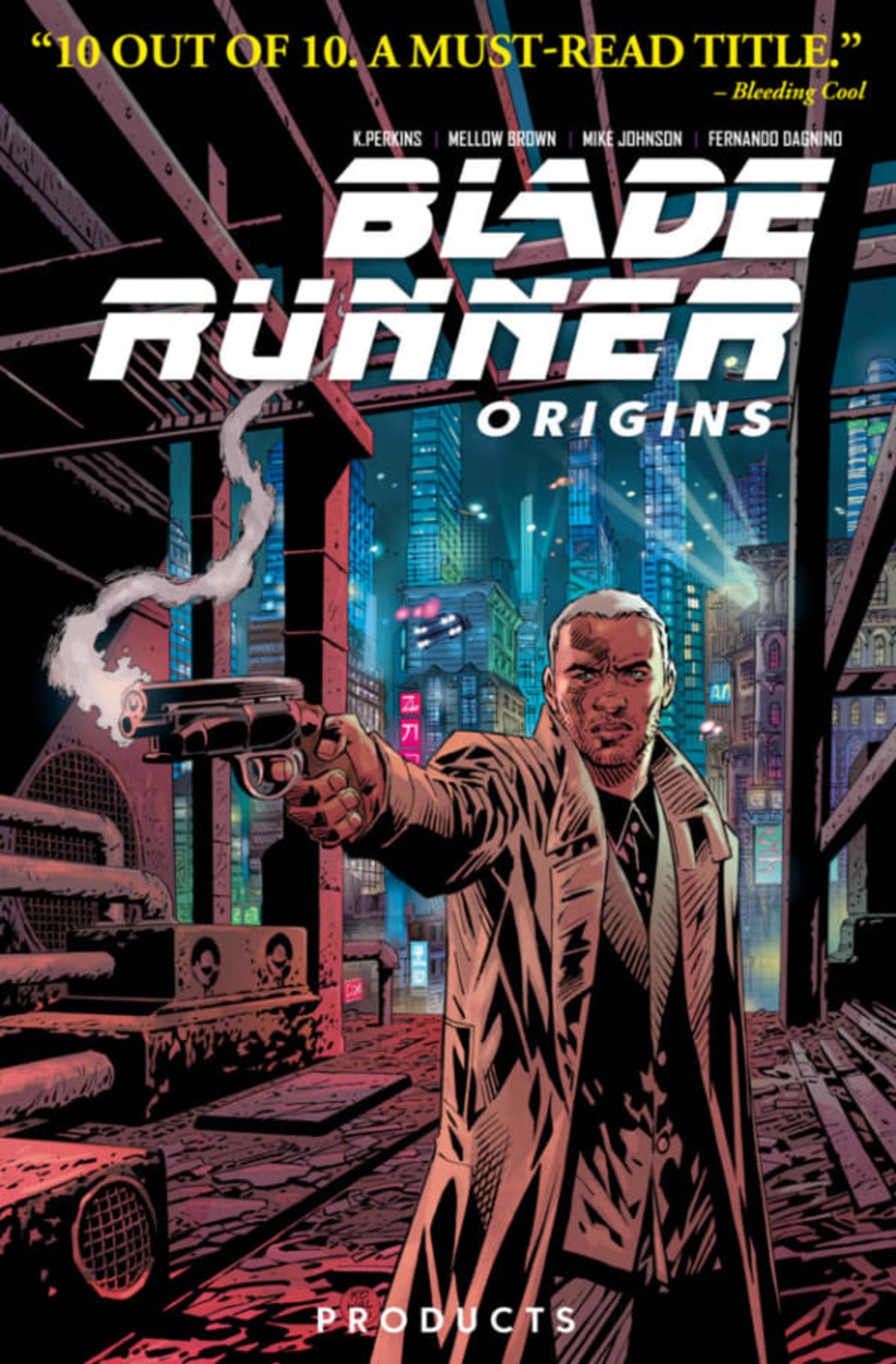 Blade Runner Origins: Products cover — © Titan Comics