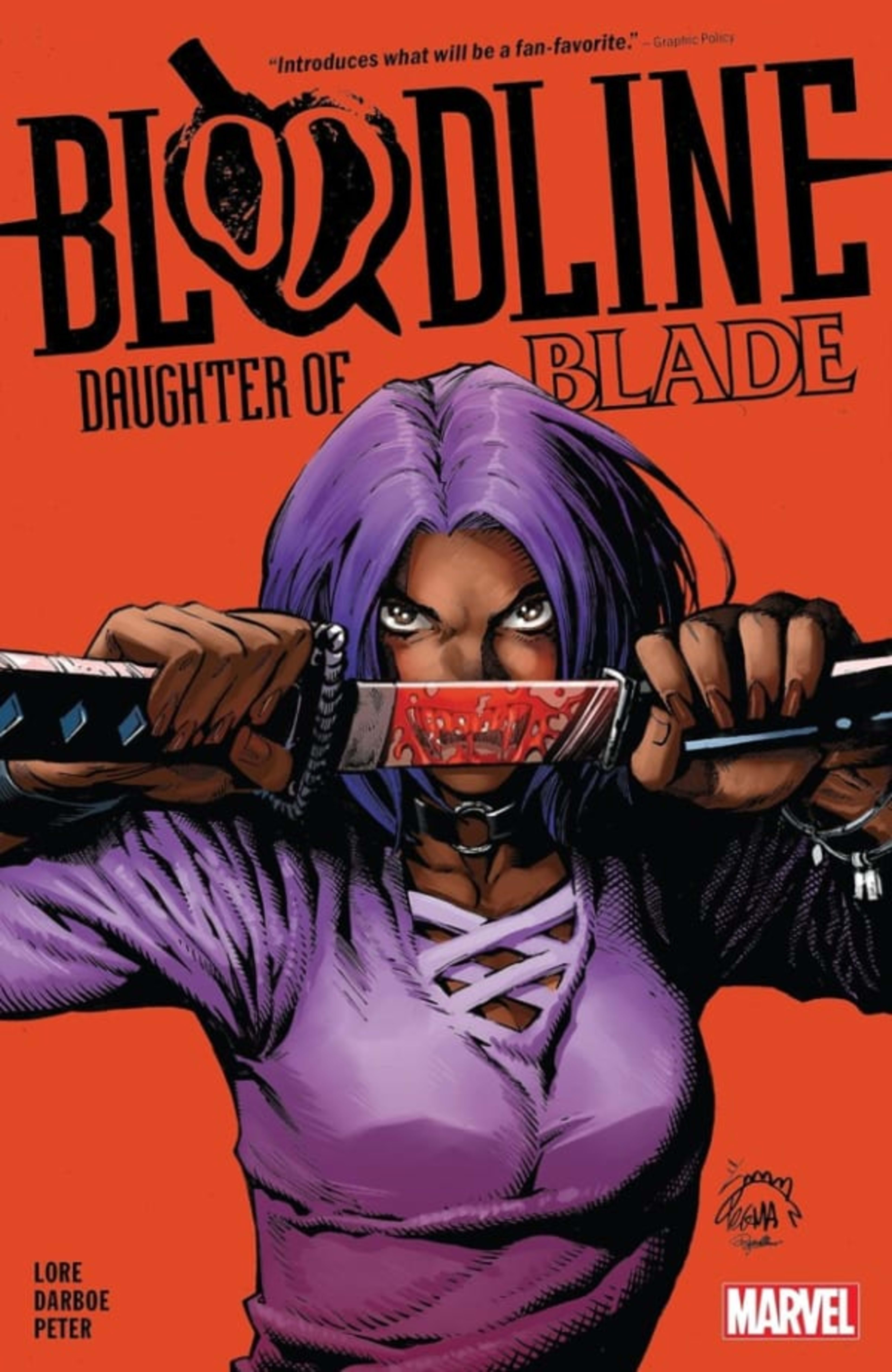 Bloodline: Daughter of Blade cover — © Marvel