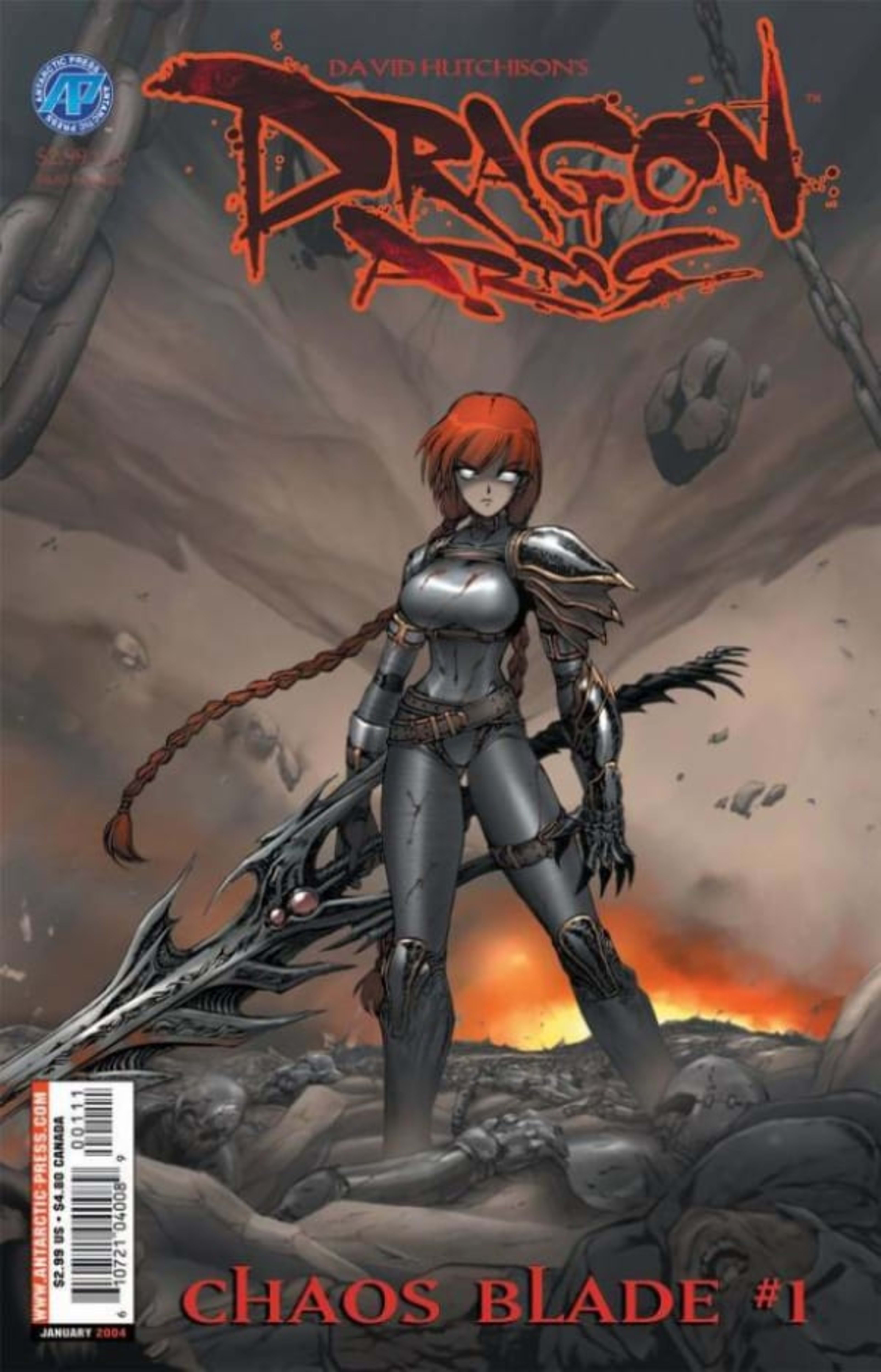 Dragon Arms: Chaos Blade cover — © Antarctic Press