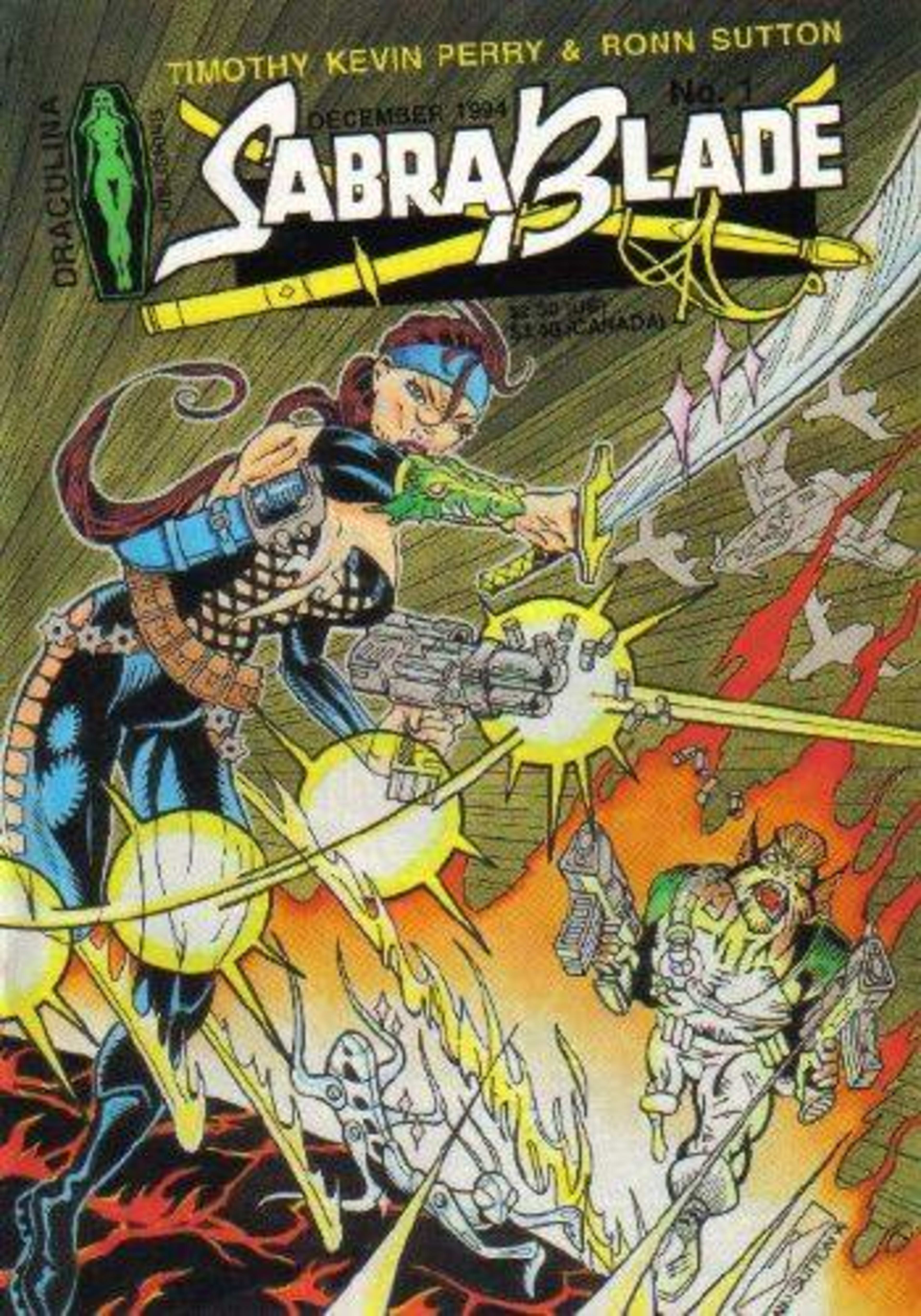 Sabra Blade cover — © Draculina Publishing