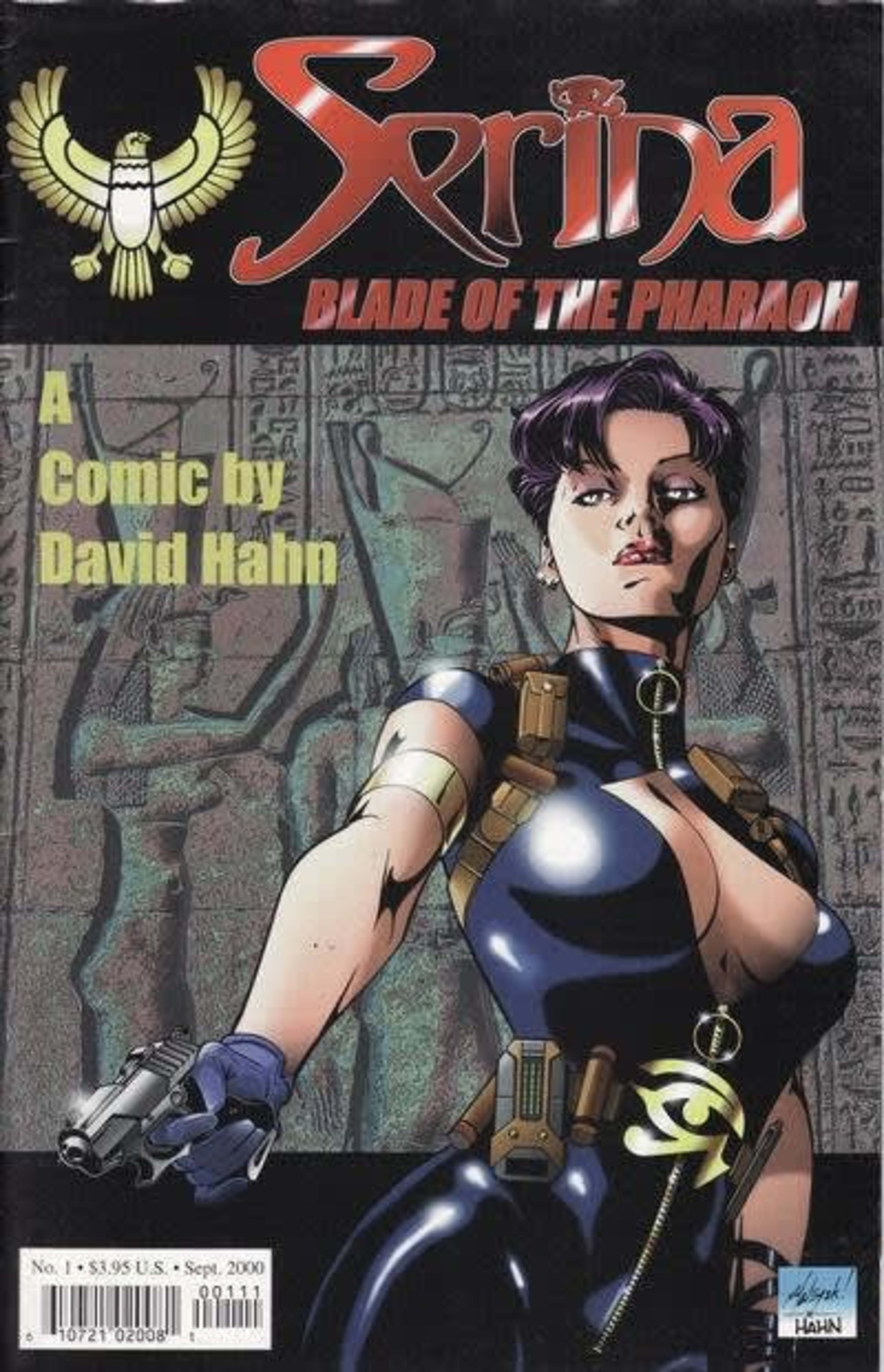 Serina, Blade of the Pharaoh cover — © Antarctic Press