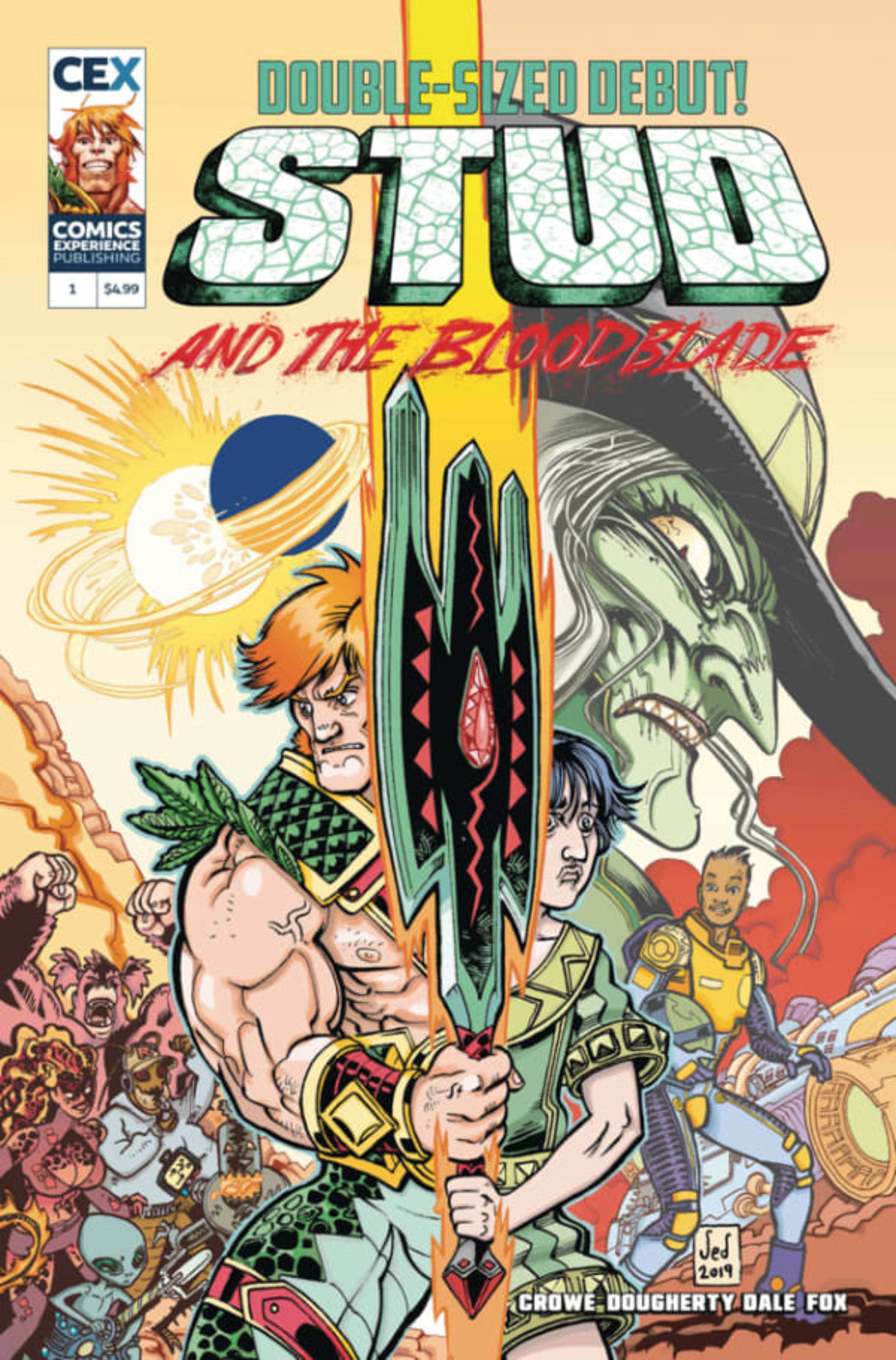 Stud and the BloodBlade cover — © Comics Experience Publishing