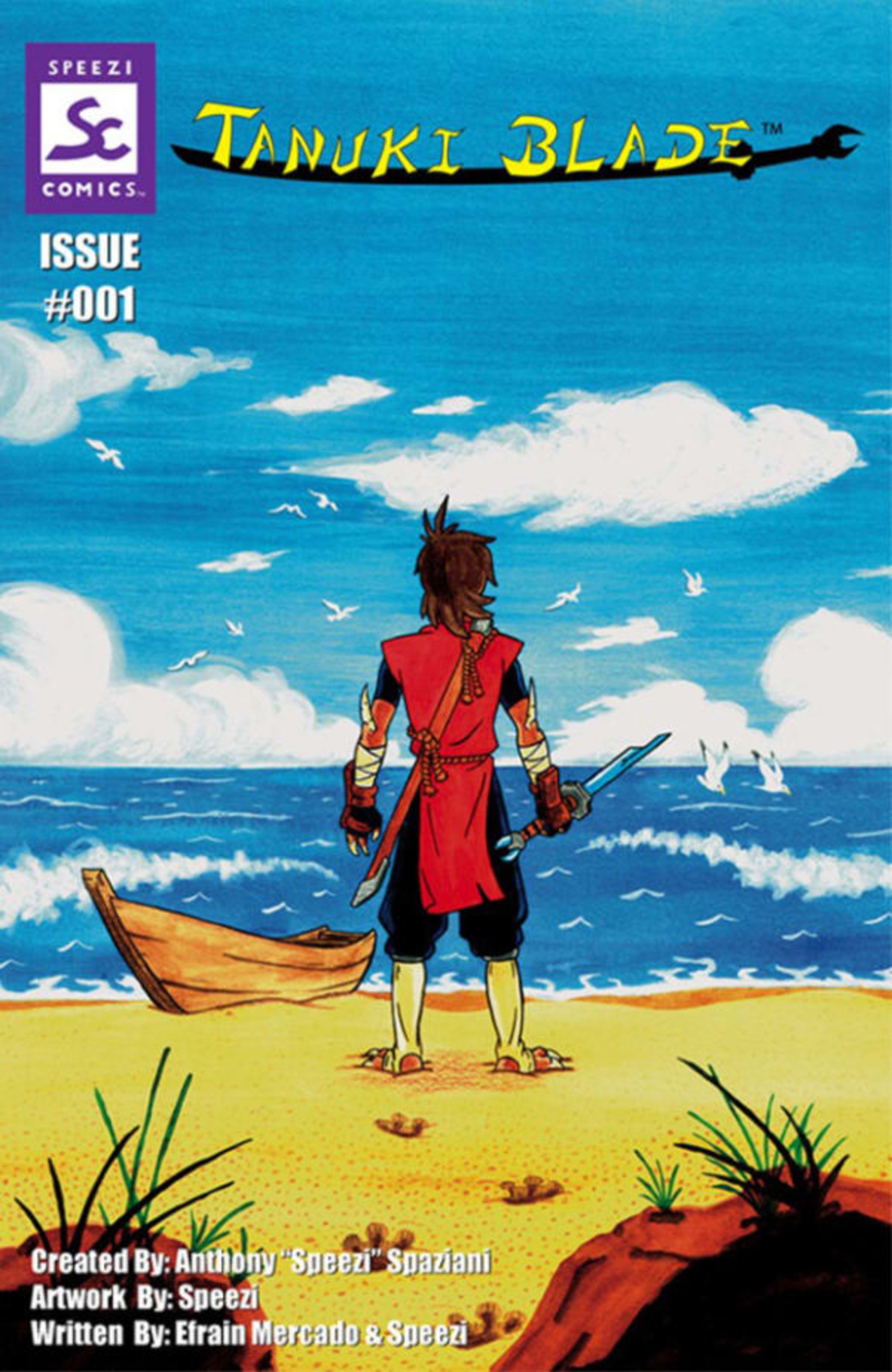 Tanuki Blade cover — © Speezi Comics