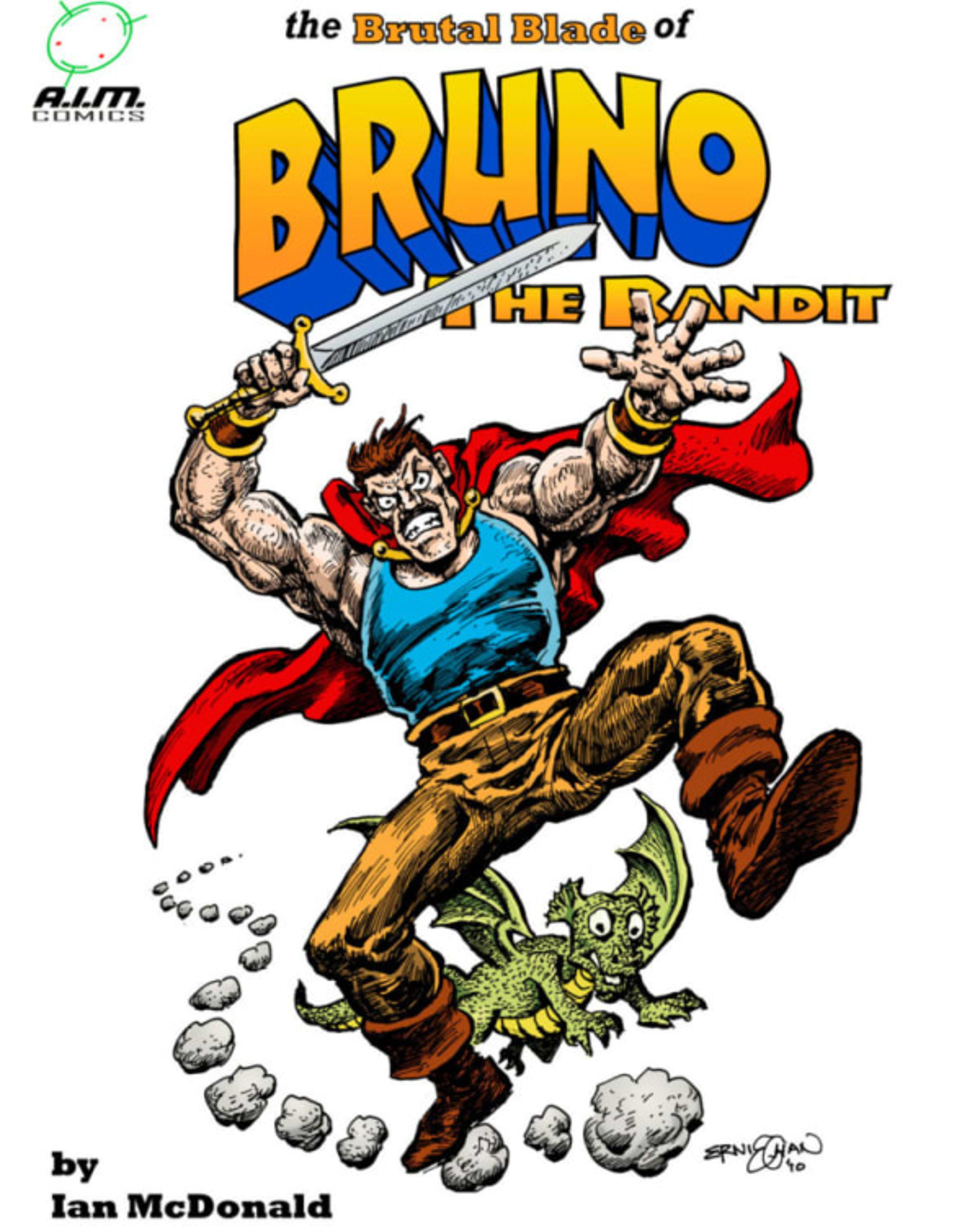 The Brutal Blade of Bruno the Bandit cover — © AIM Comics