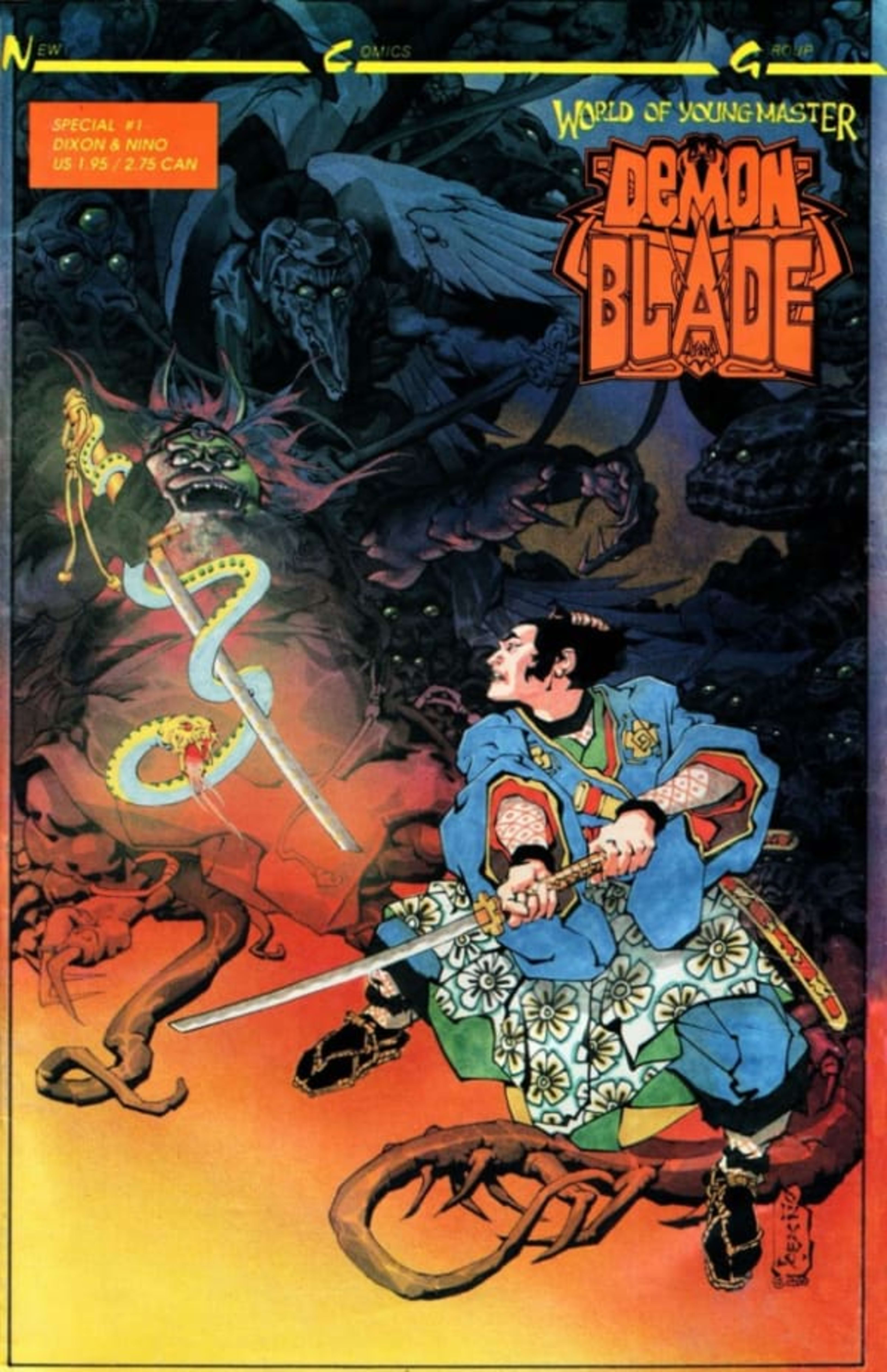 World of Young Master cover — © New Comics Group