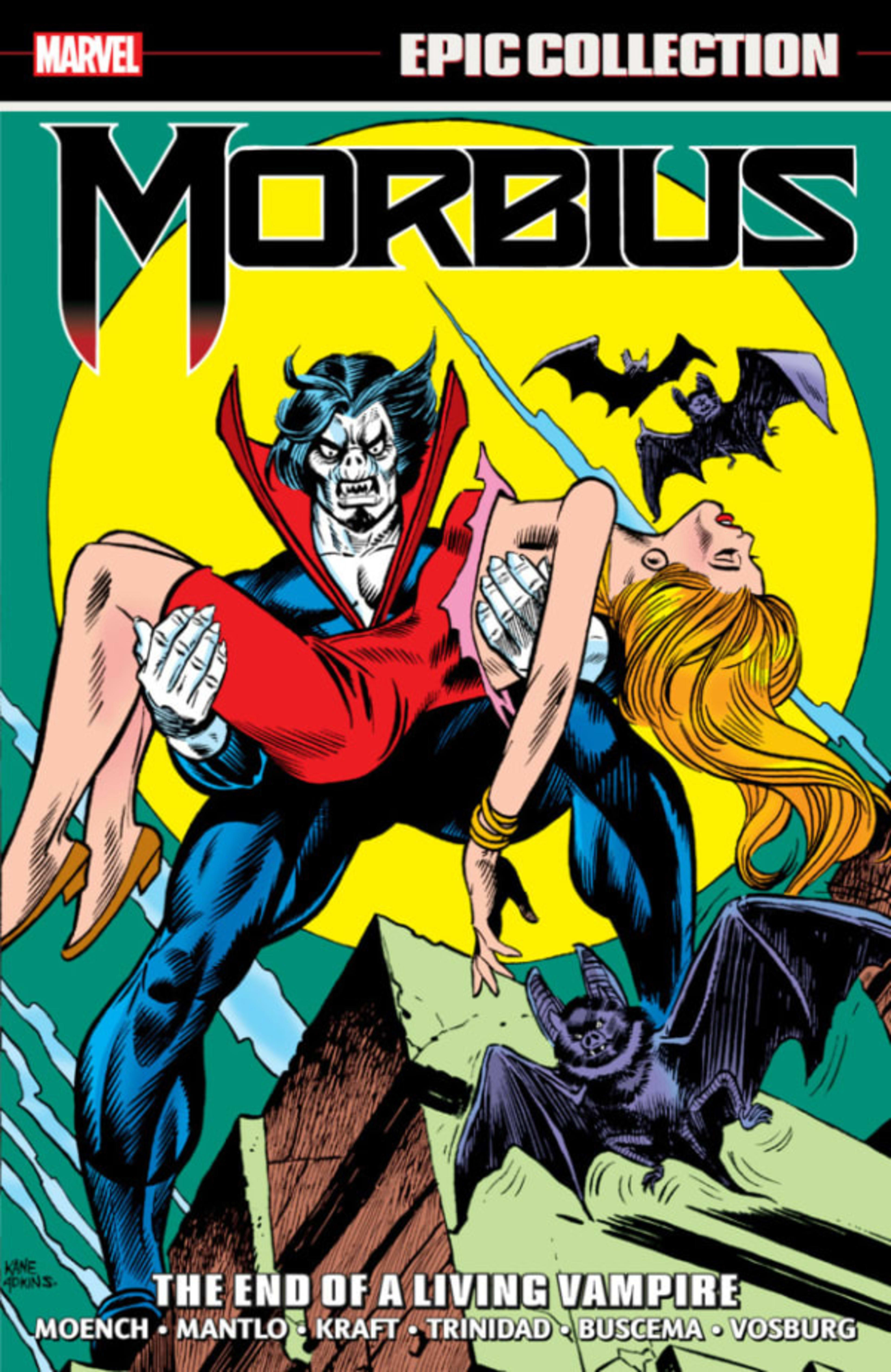 Morbius Epic Collection: The End Of A Living Vampire cover — © Marvel