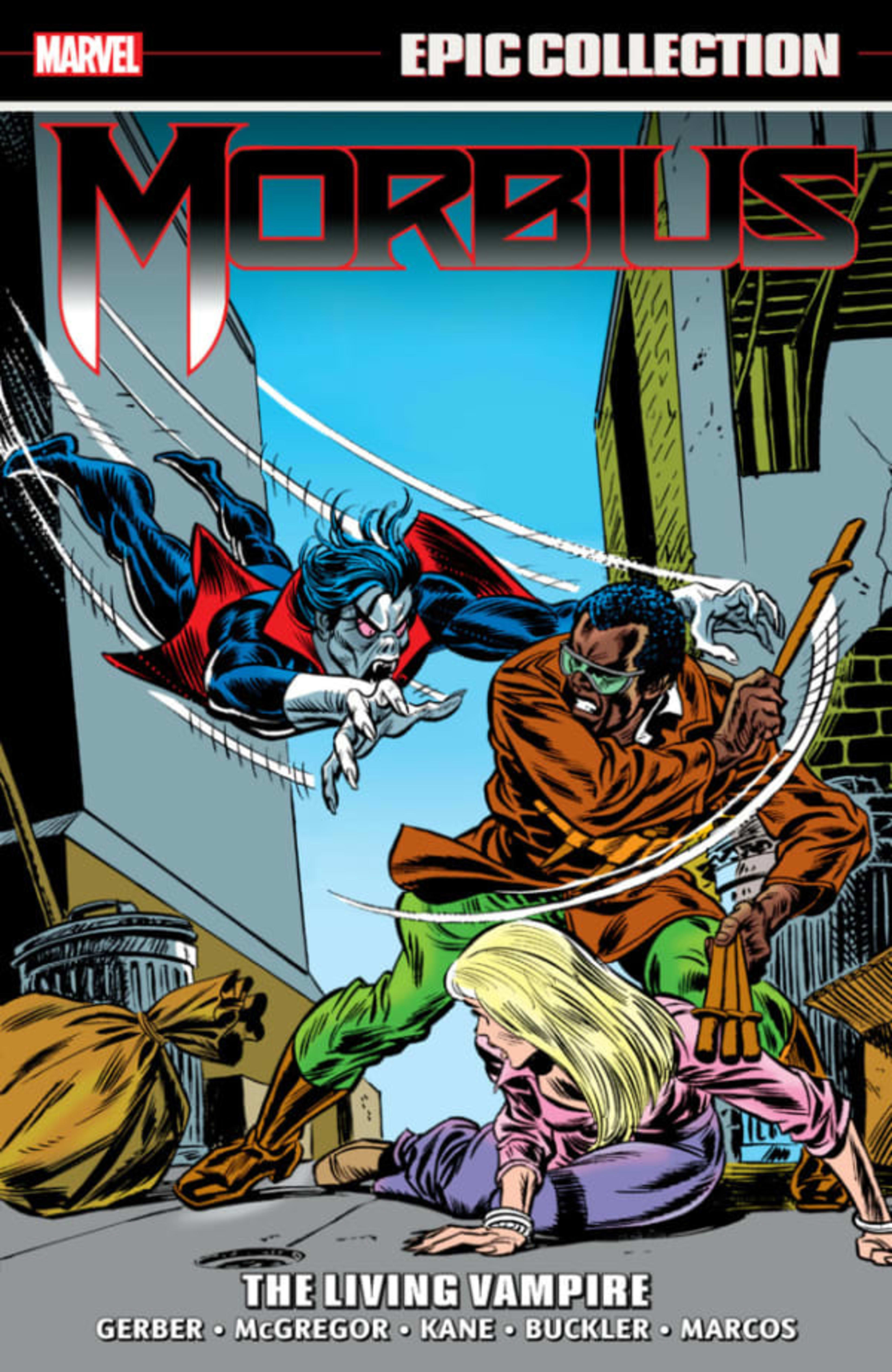 Morbius Epic Collection: The Living Vampire cover — © Marvel