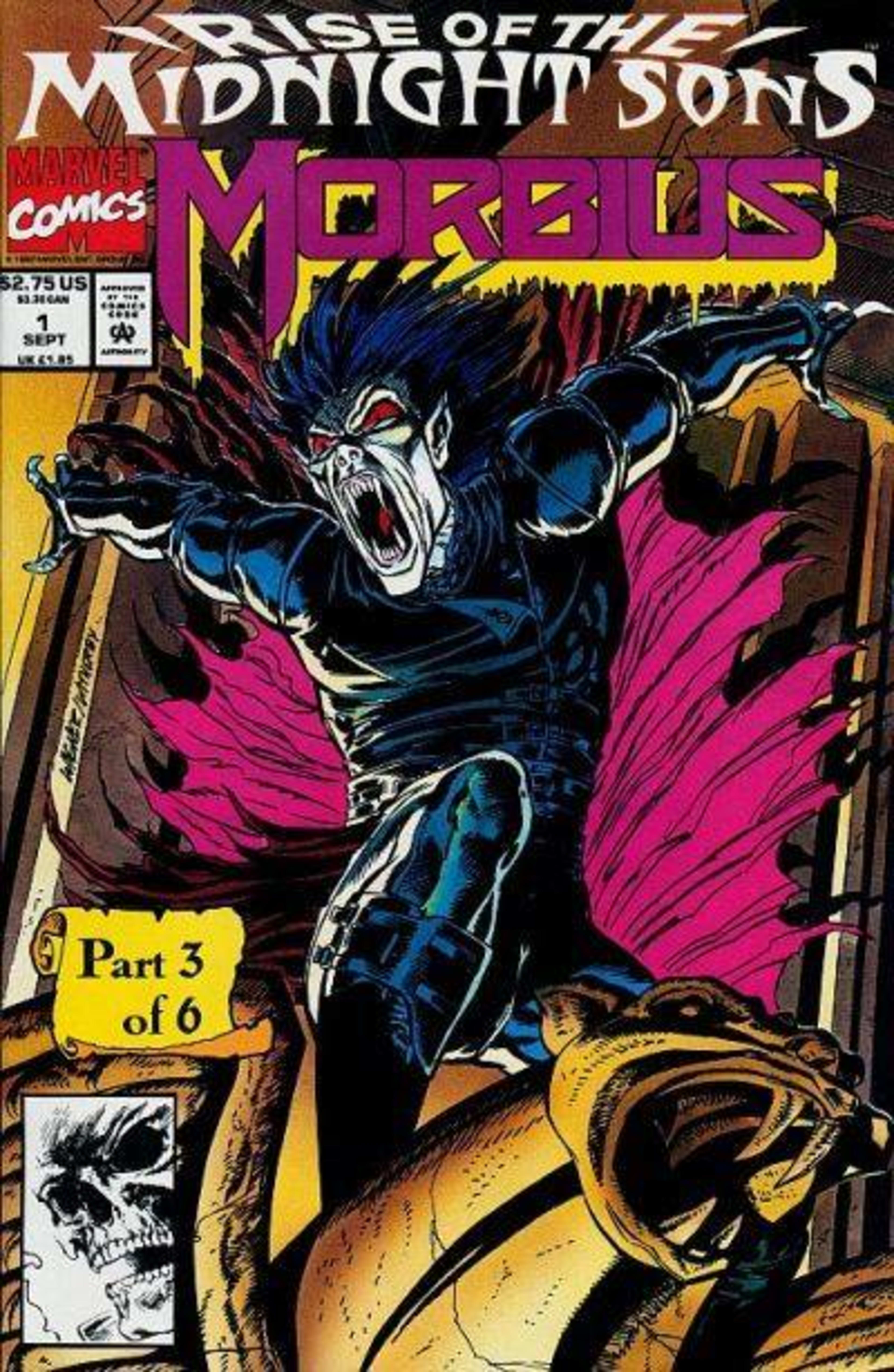 Morbius: The Living Vampire cover — © Marvel