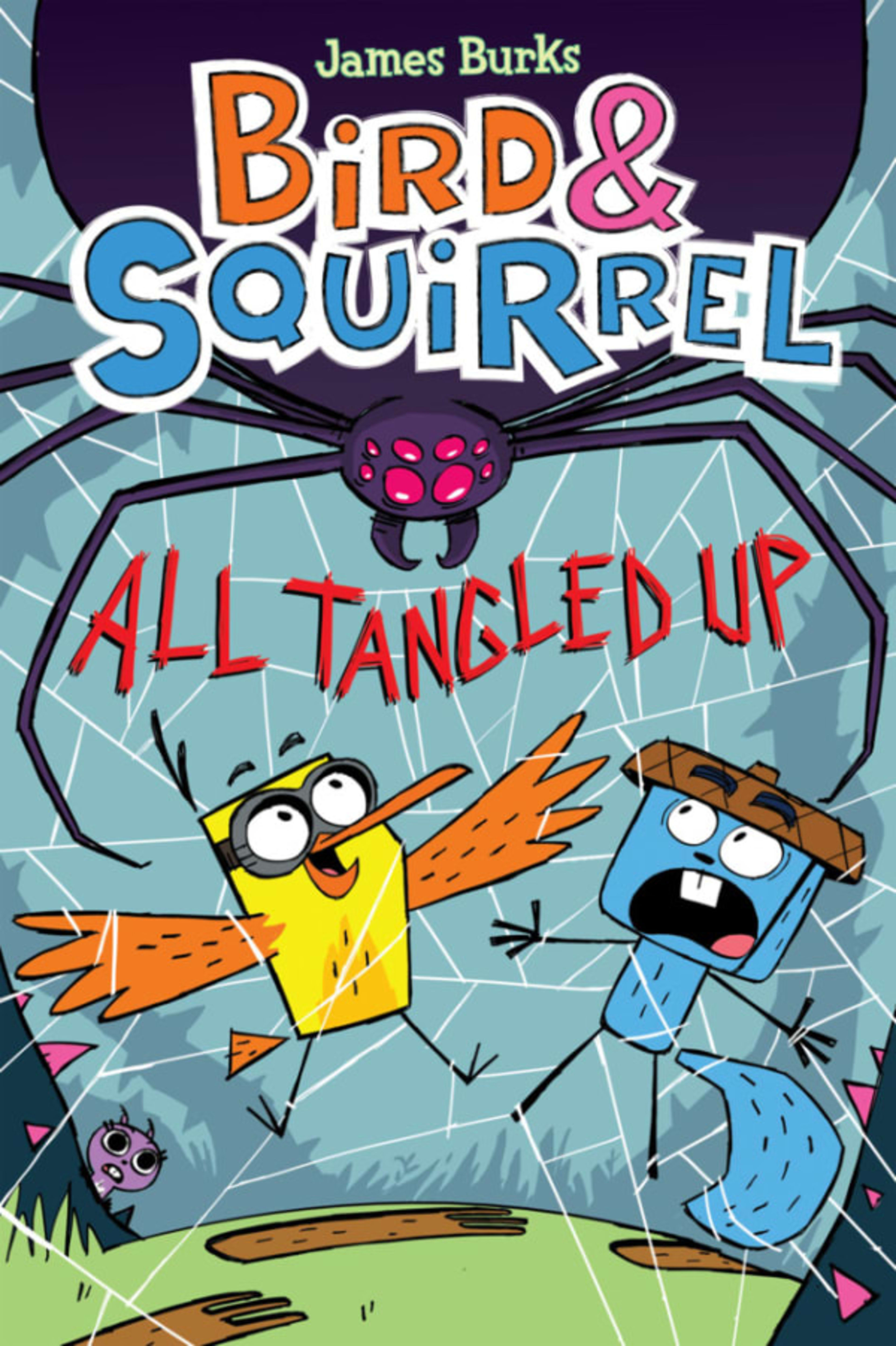 Bird & Squirrel: All Tangled Up cover — © Scholastic Book Services