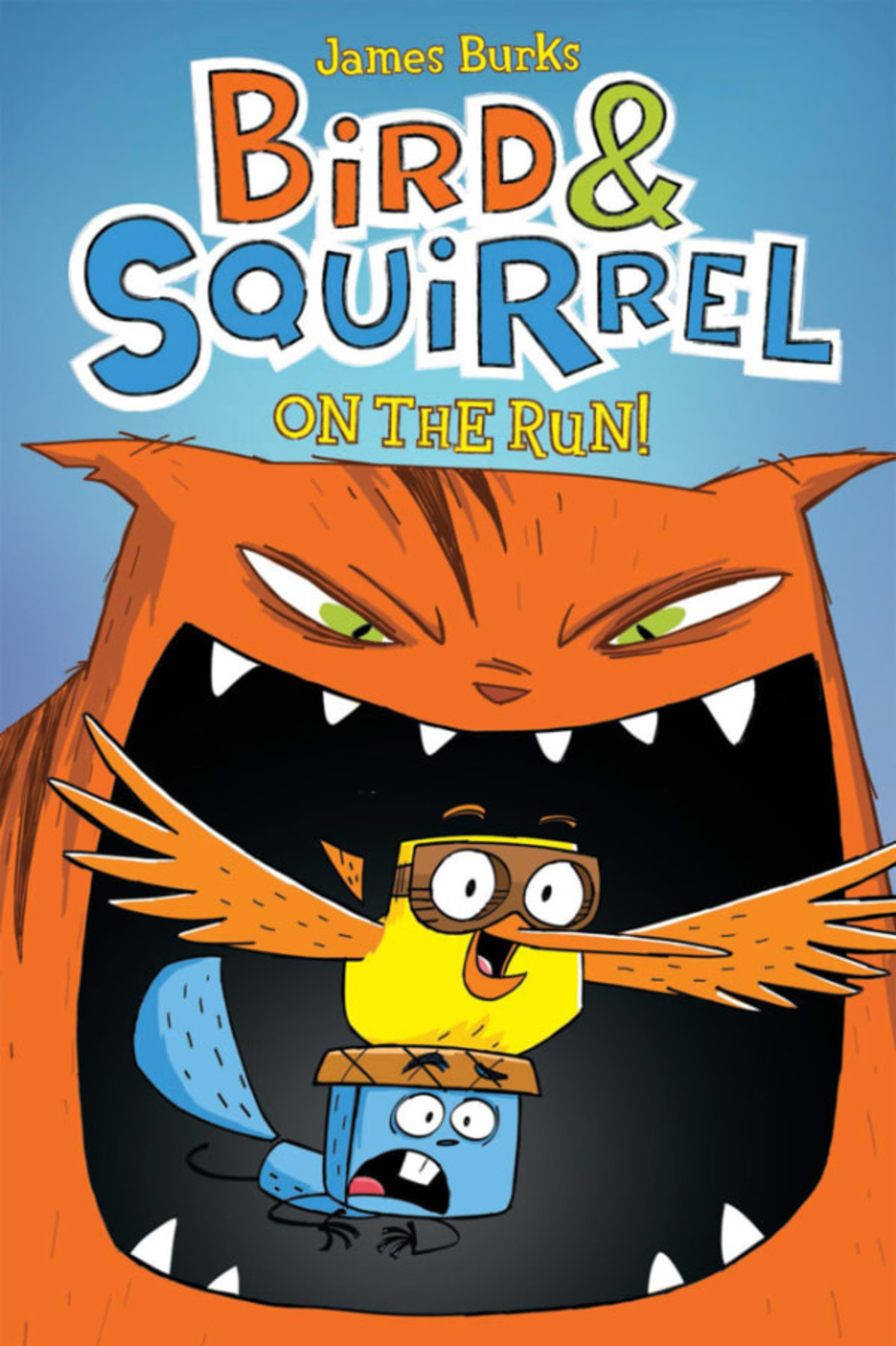 Bird & Squirrel: On the Run! cover — © Scholastic Book Services