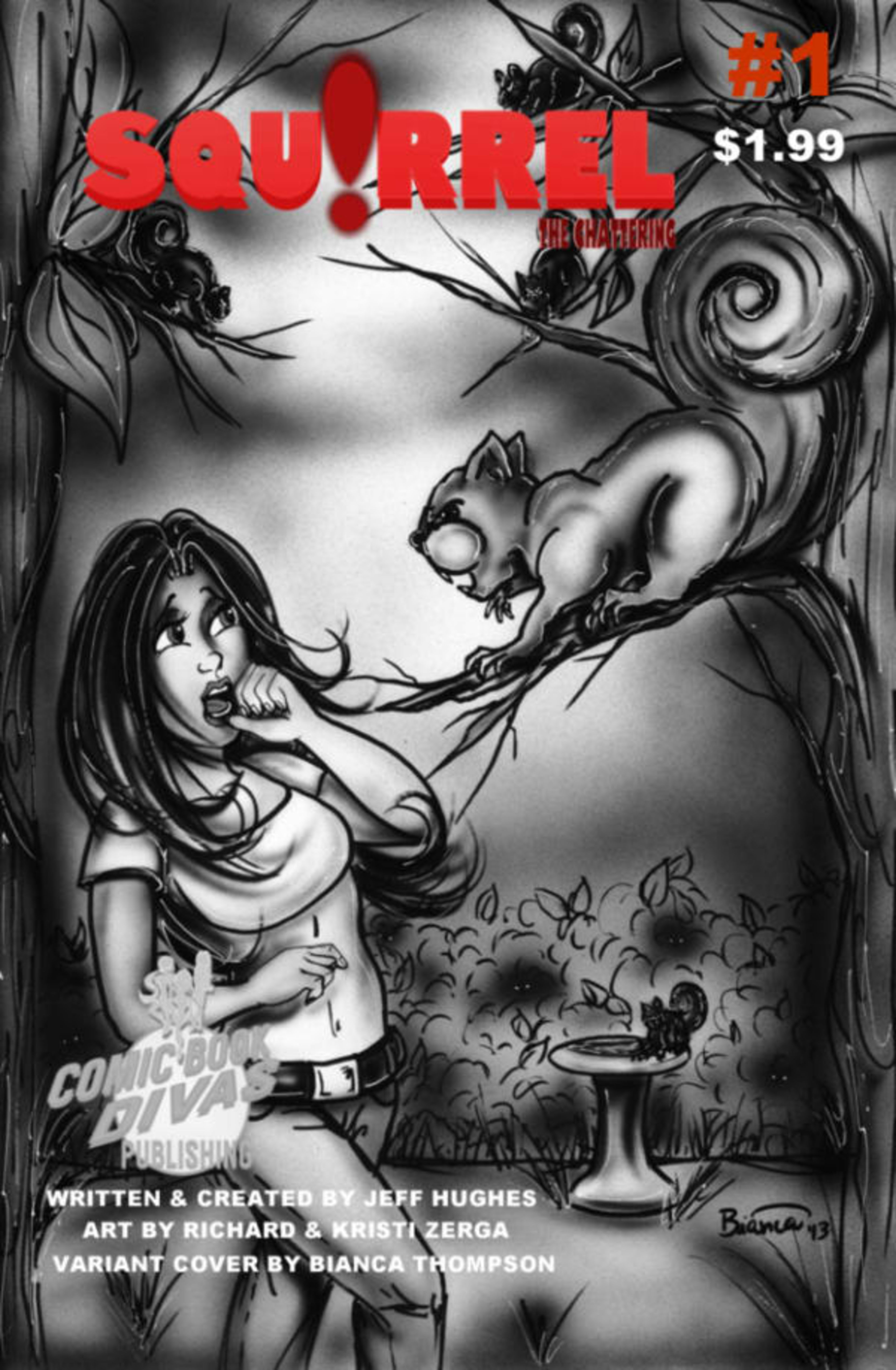 SQUIRREL: The Chattering cover — © Comic Book Divas