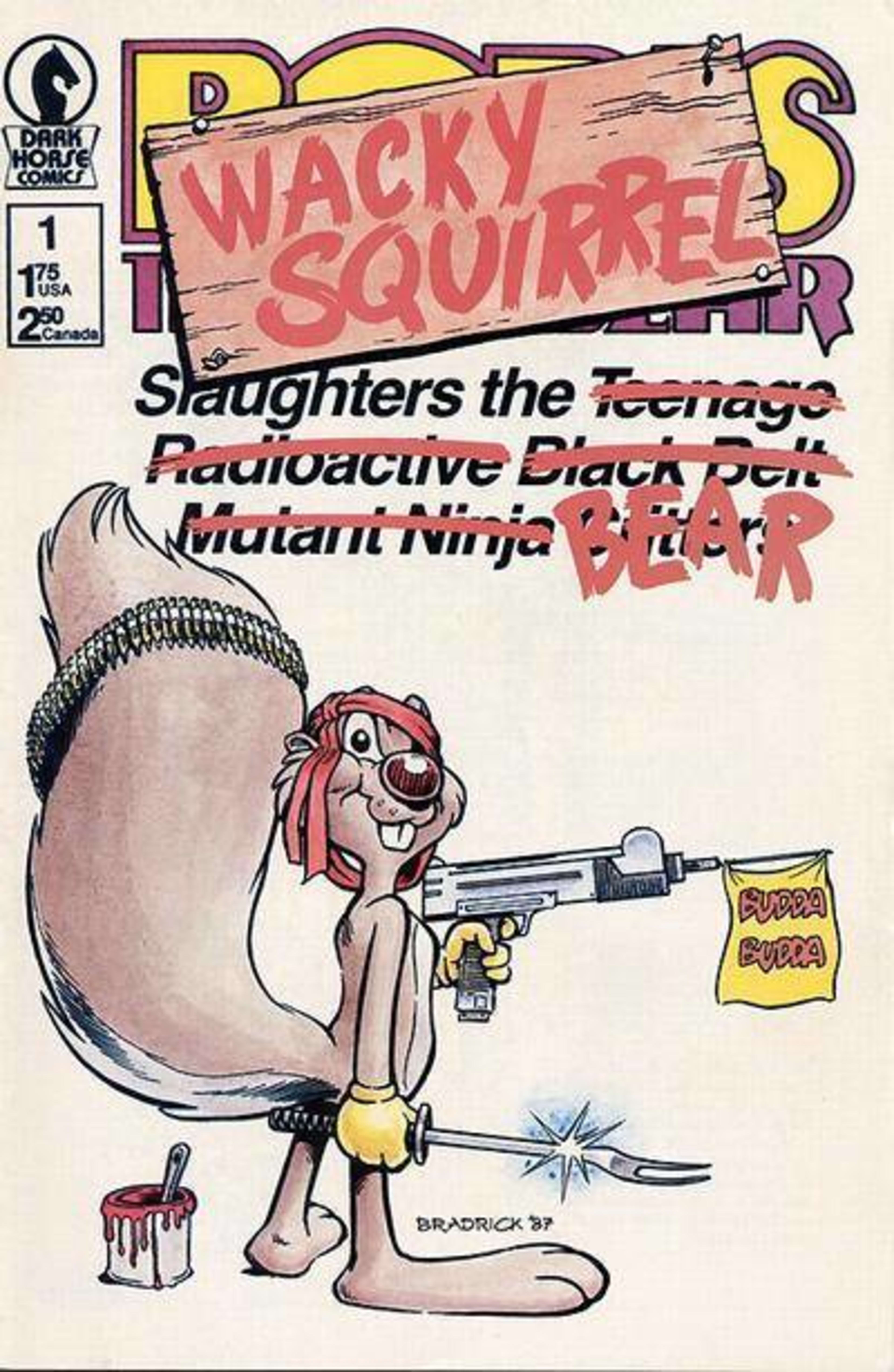 Wacky Squirrel cover — © Dark Horse Comics