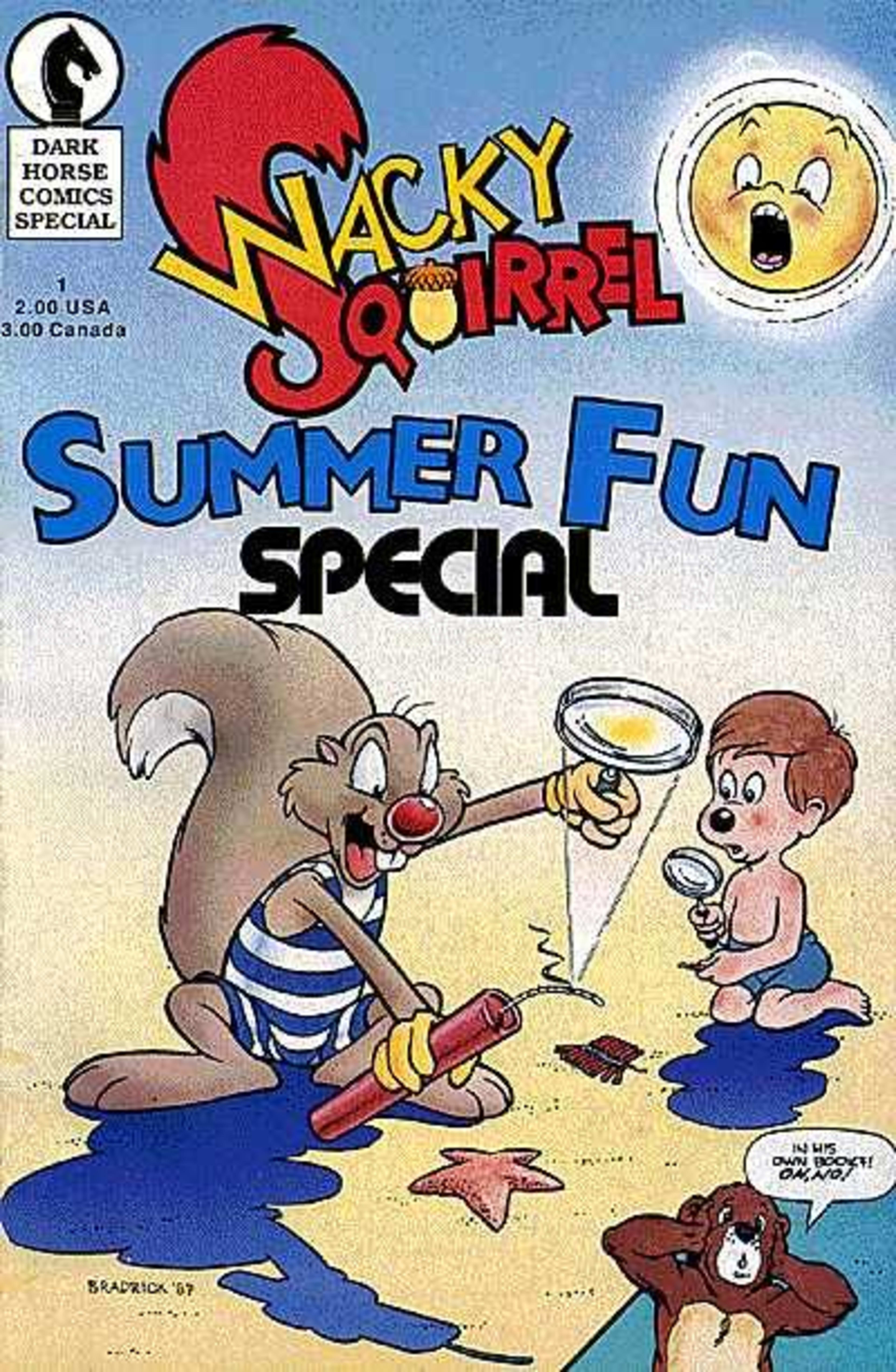 Wacky Squirrel Summer Fun Special cover — © Dark Horse Comics