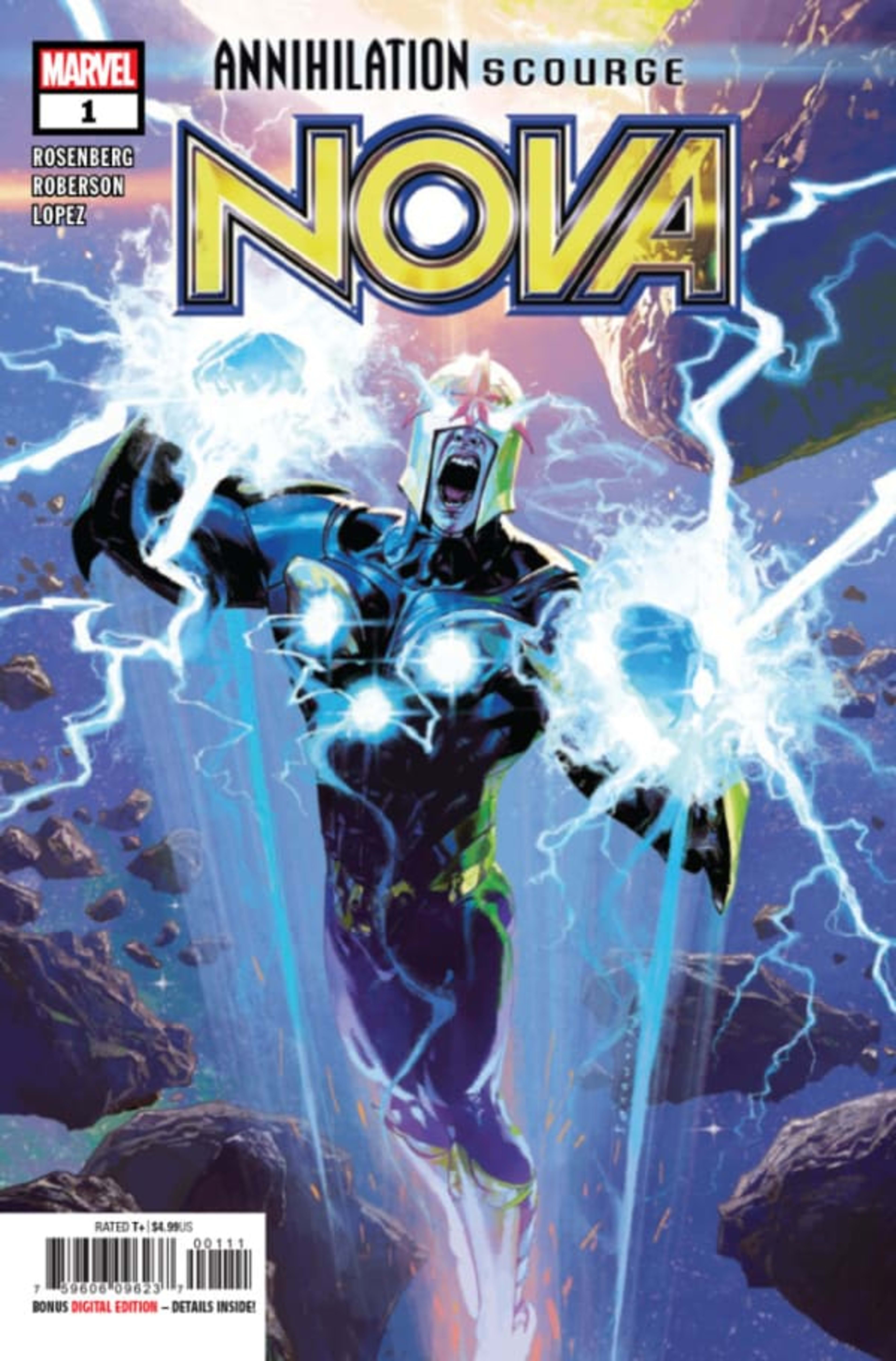 Annihilation - Scourge: Nova cover — © Marvel