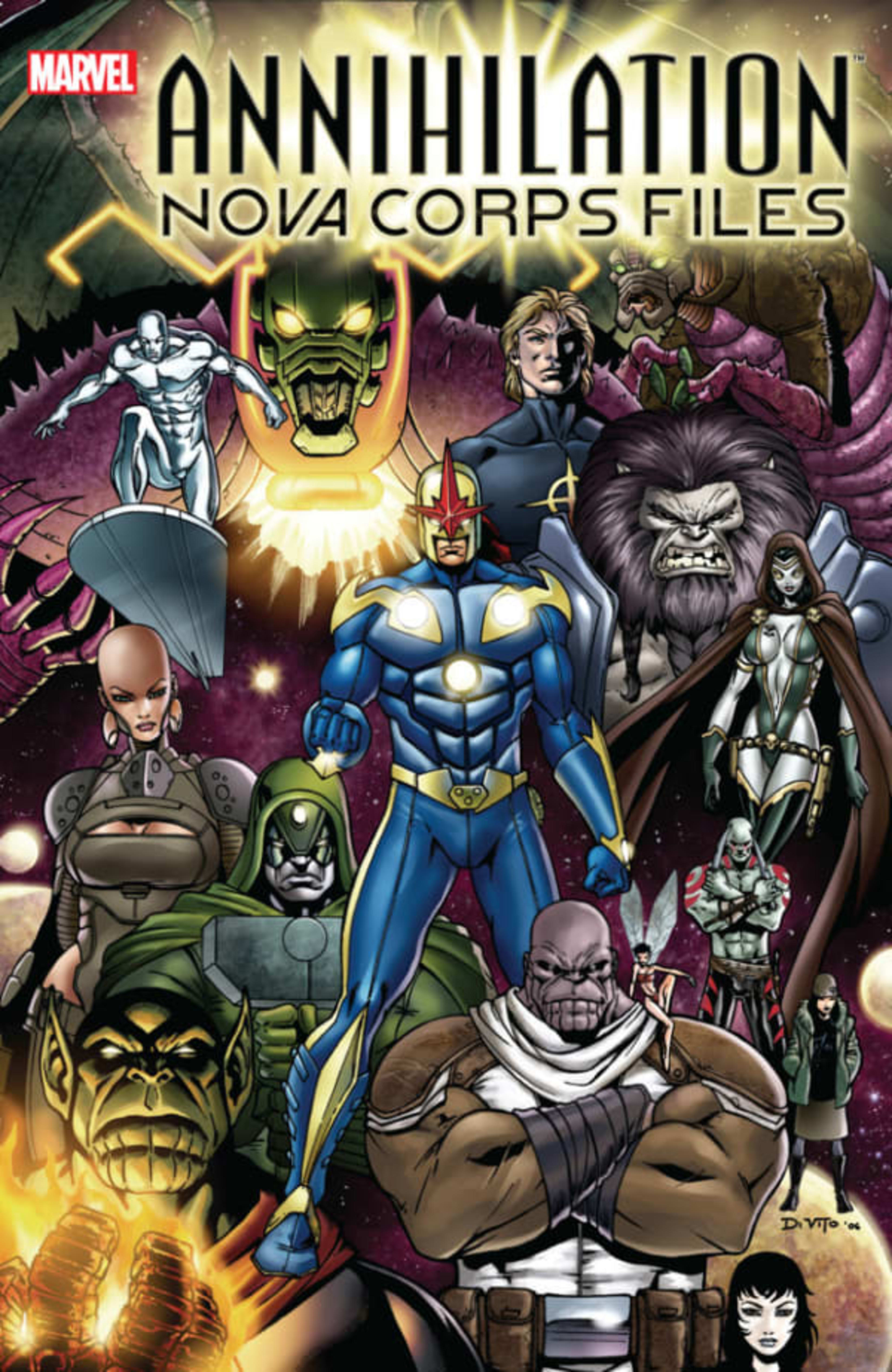 Annihilation: The Nova Corps Files cover — © Marvel
