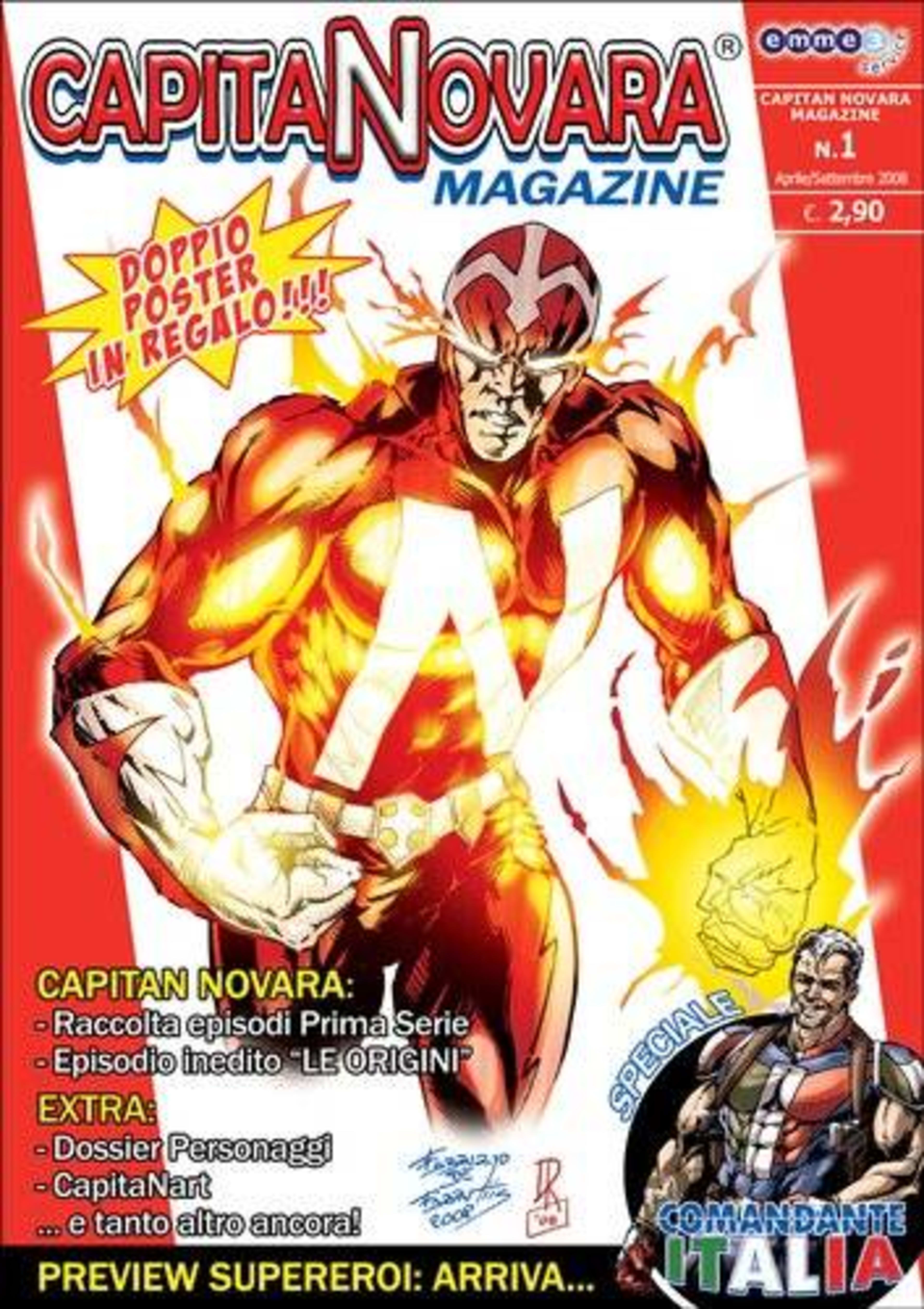 Capitan Nova Magazine cover — © Emmetre Edizioni