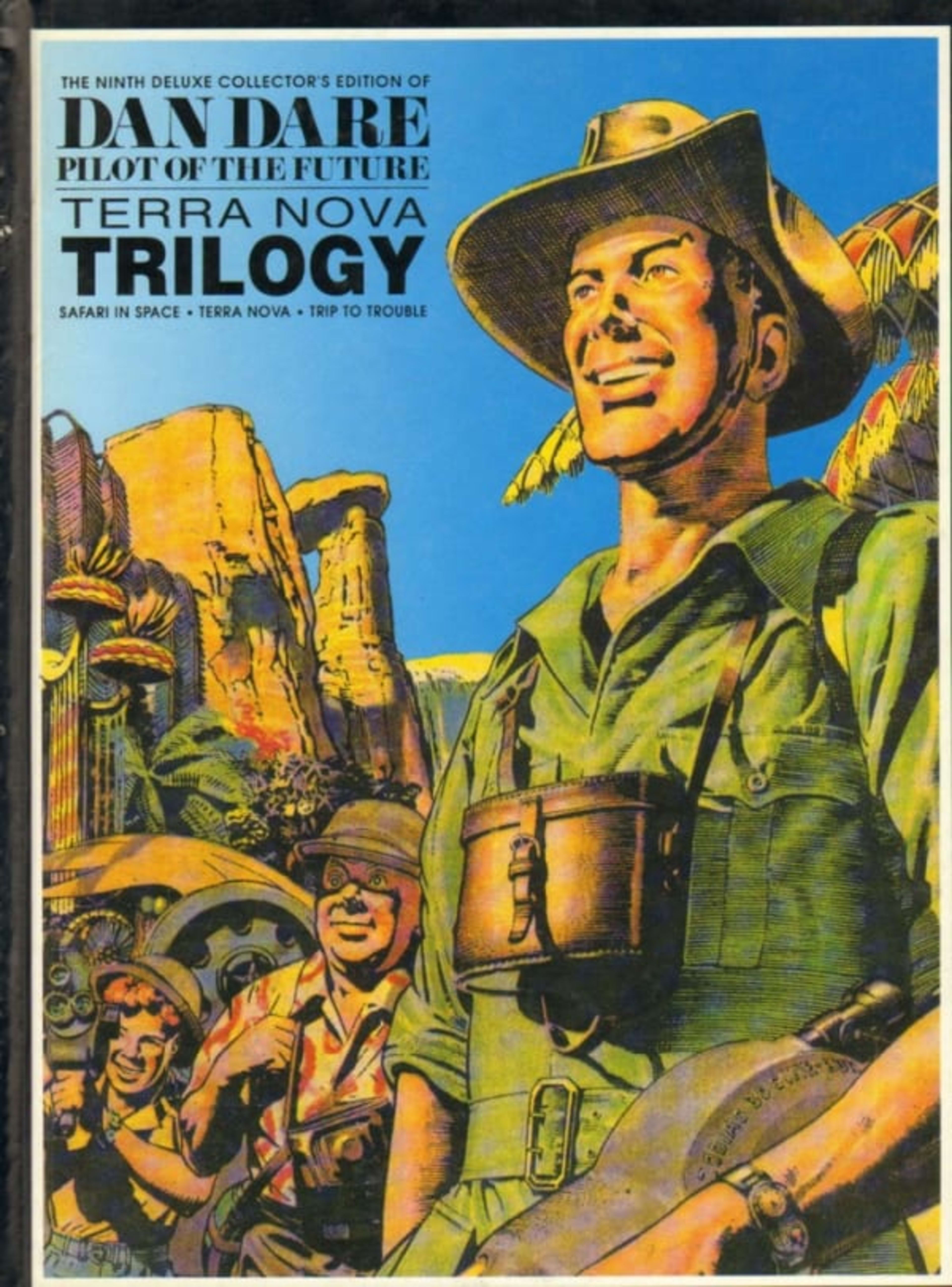 Dan Dare: Terra Nova Trilogy cover — © Hawk Books