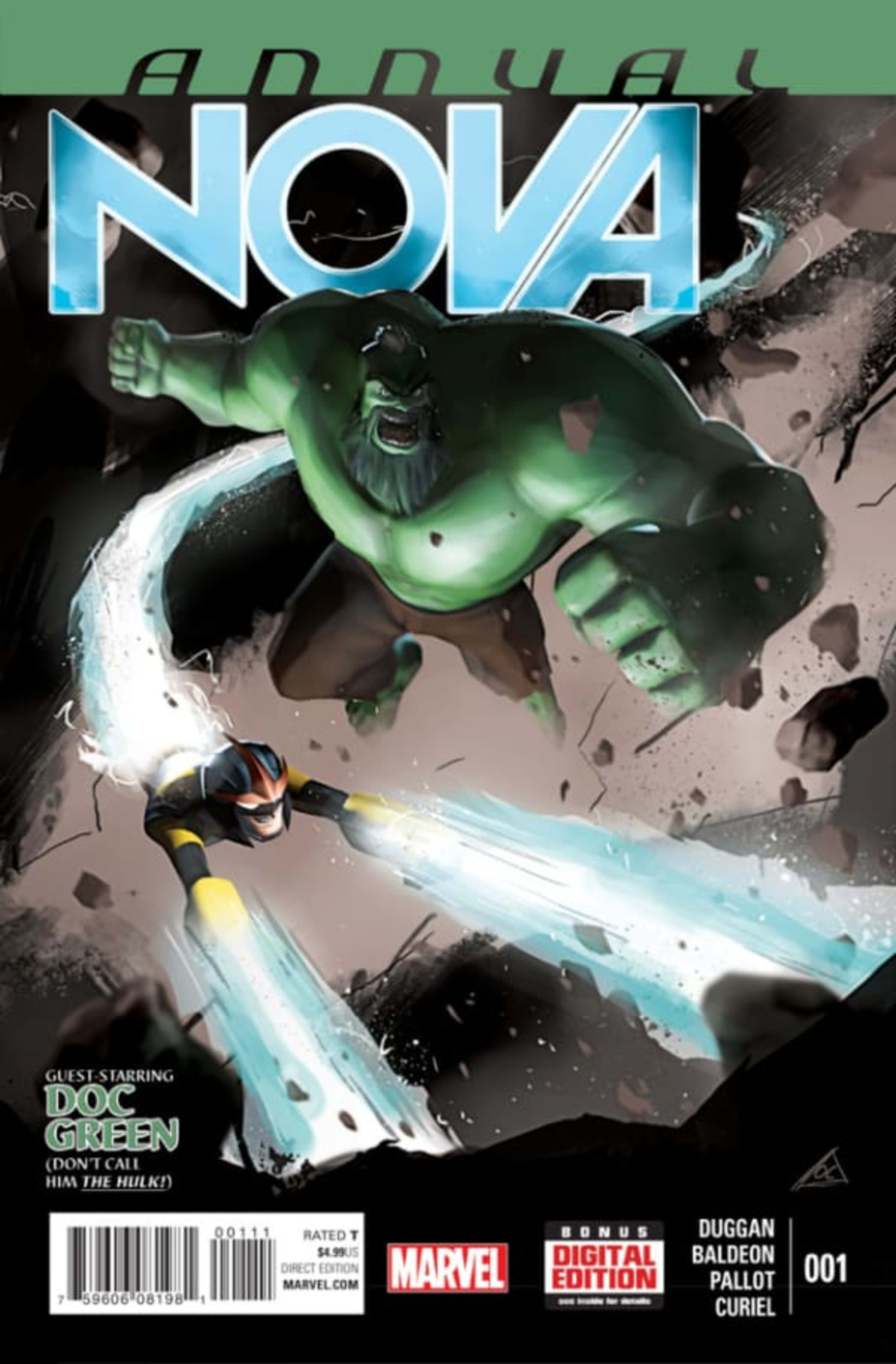 Nova Annual cover — © Marvel