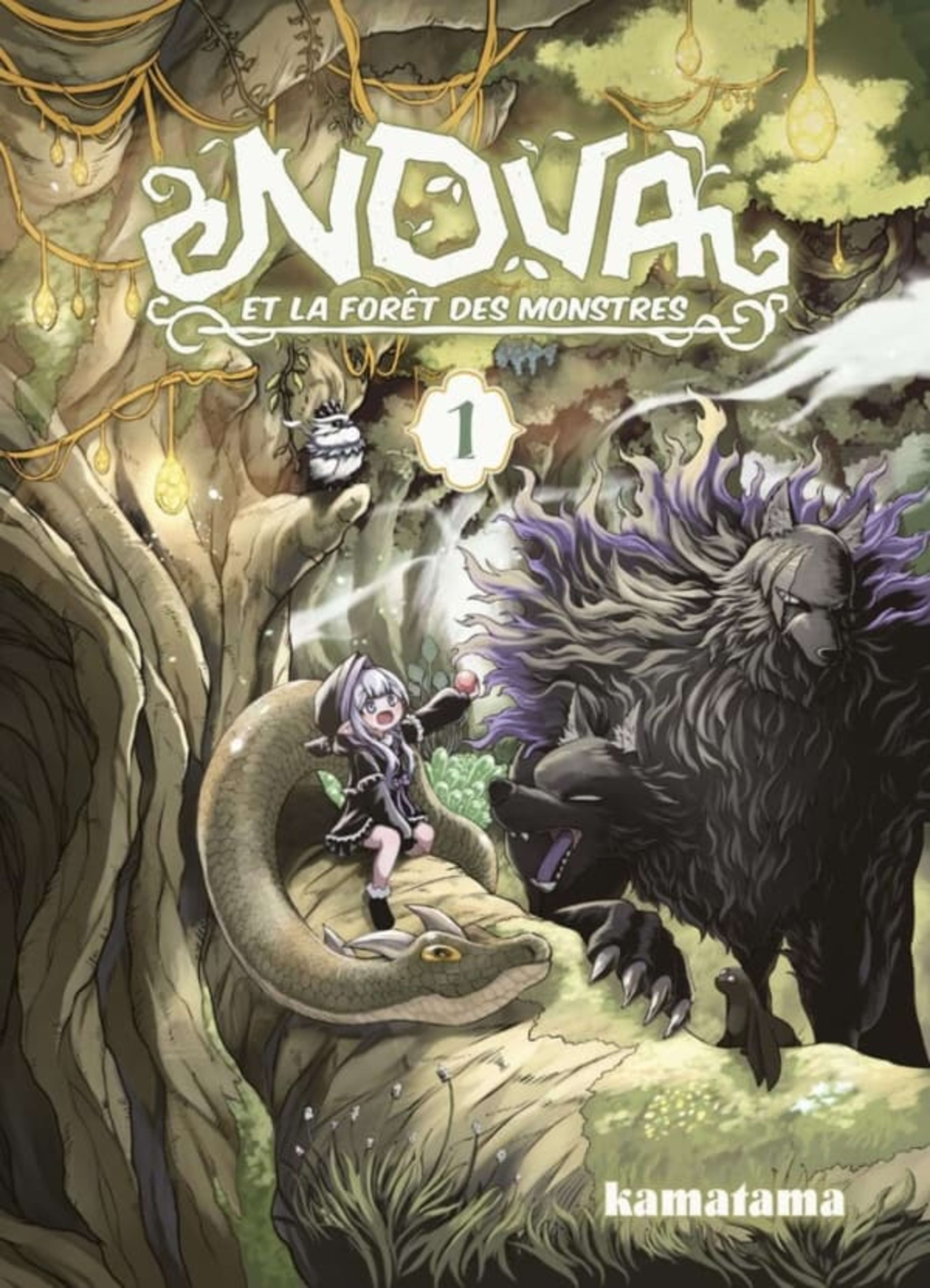 Nova et la Forêt des Monstres cover — © Komikku Éditions