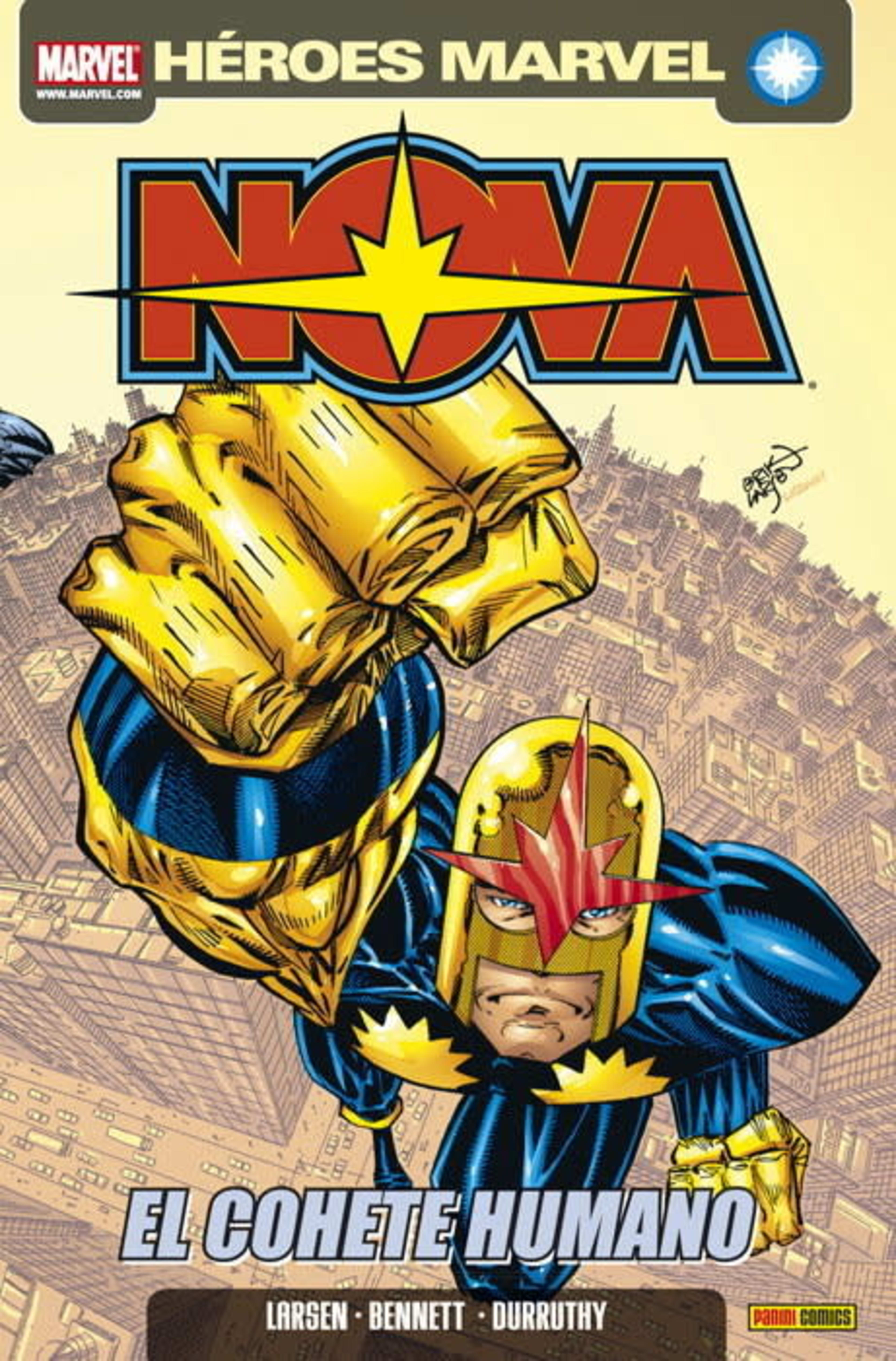 Nova: El Cohete Humano cover — © Panini España