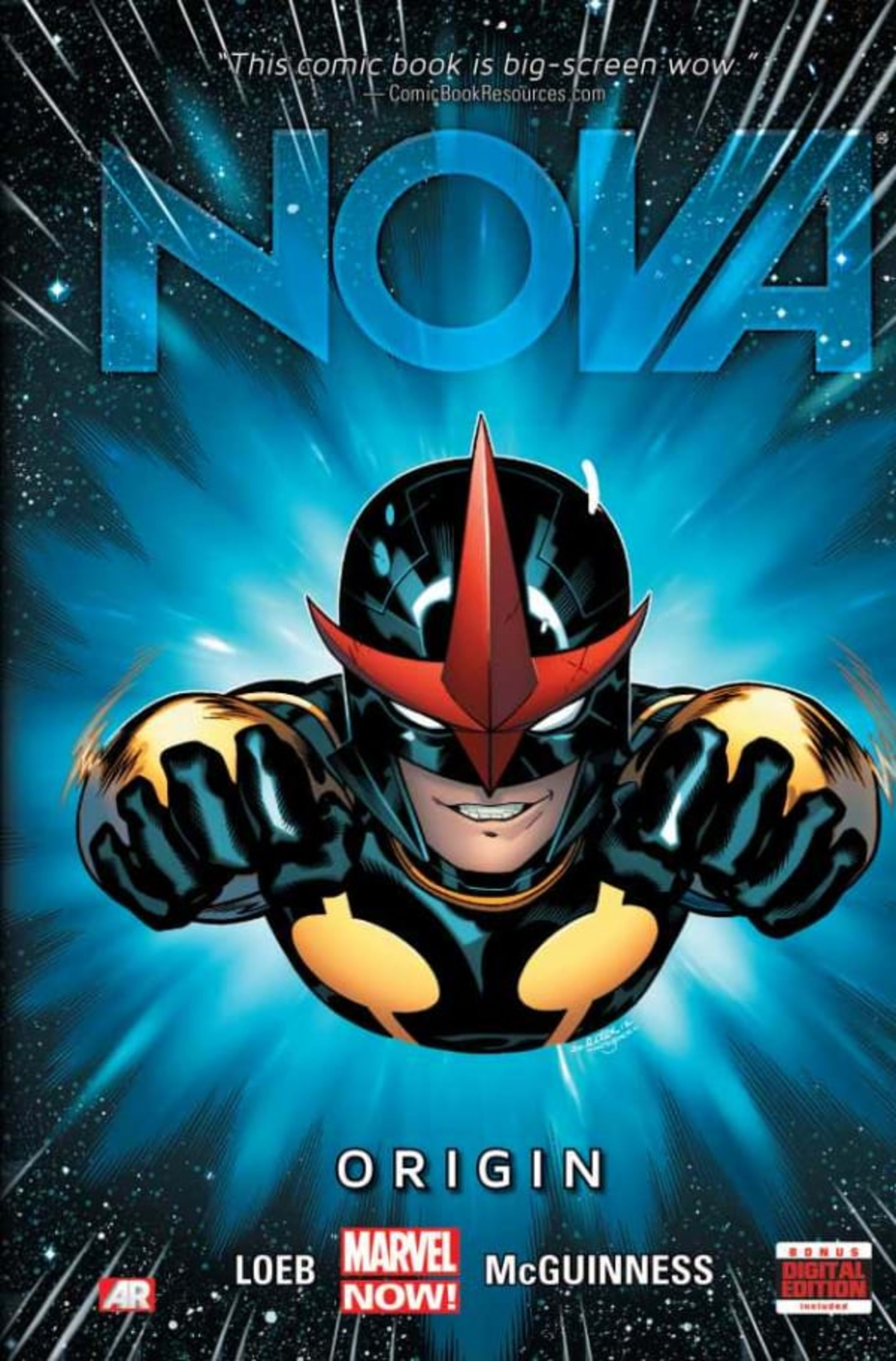 Nova: Origin cover — © Marvel