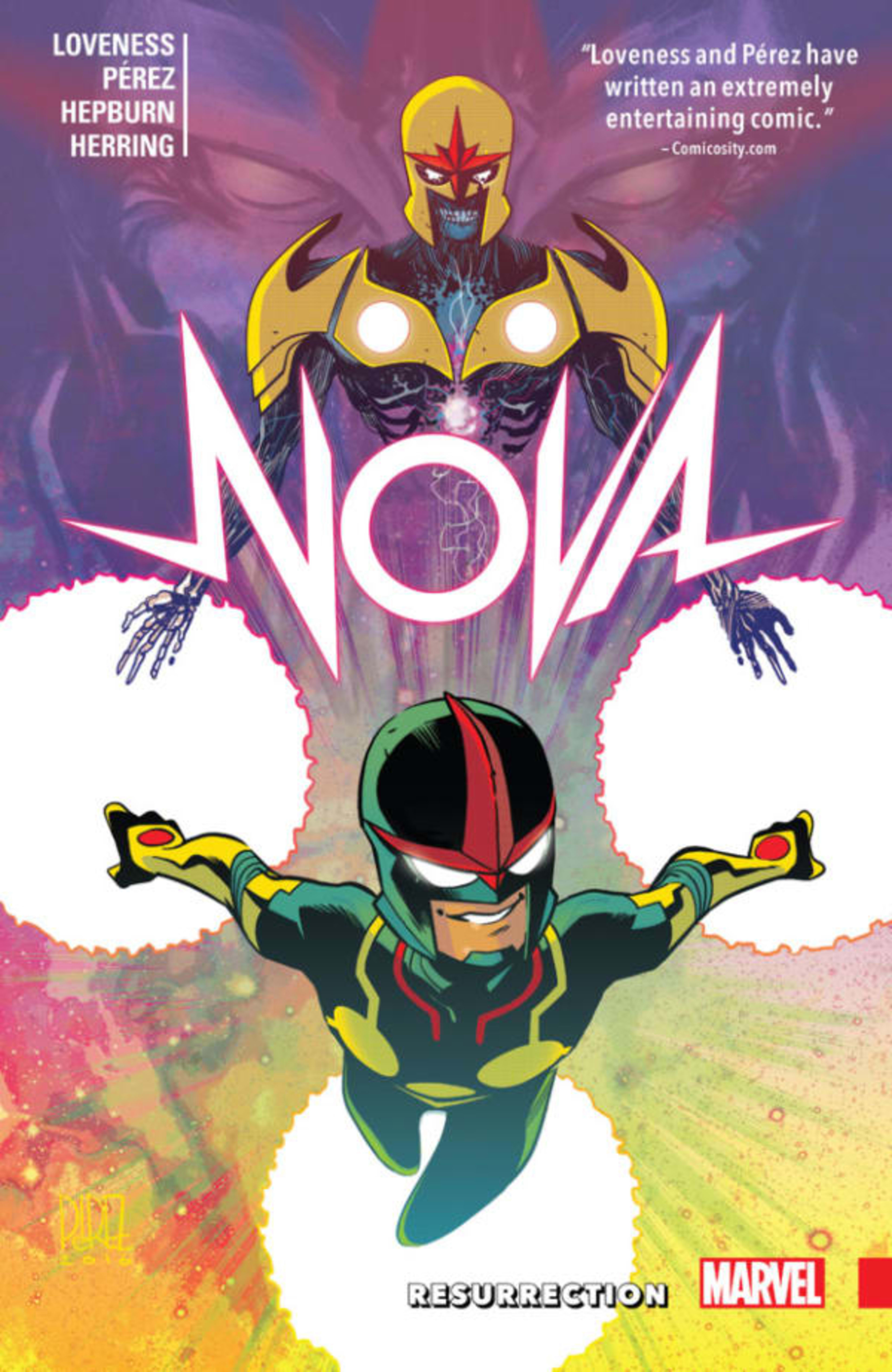 Nova: Resurrection cover — © Marvel