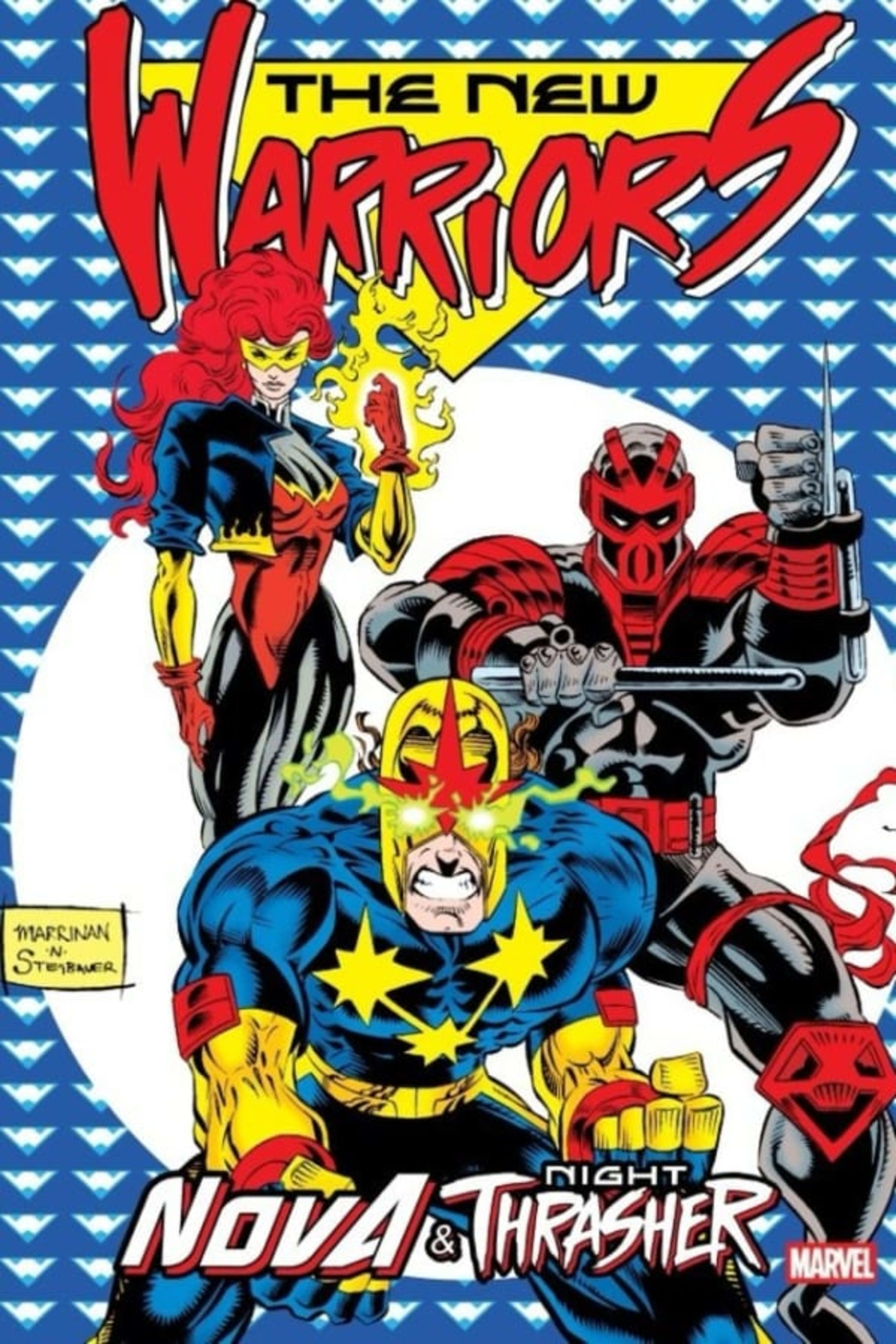 The New Warriors: Nova & Night Thrasher Omnibus cover — © Marvel