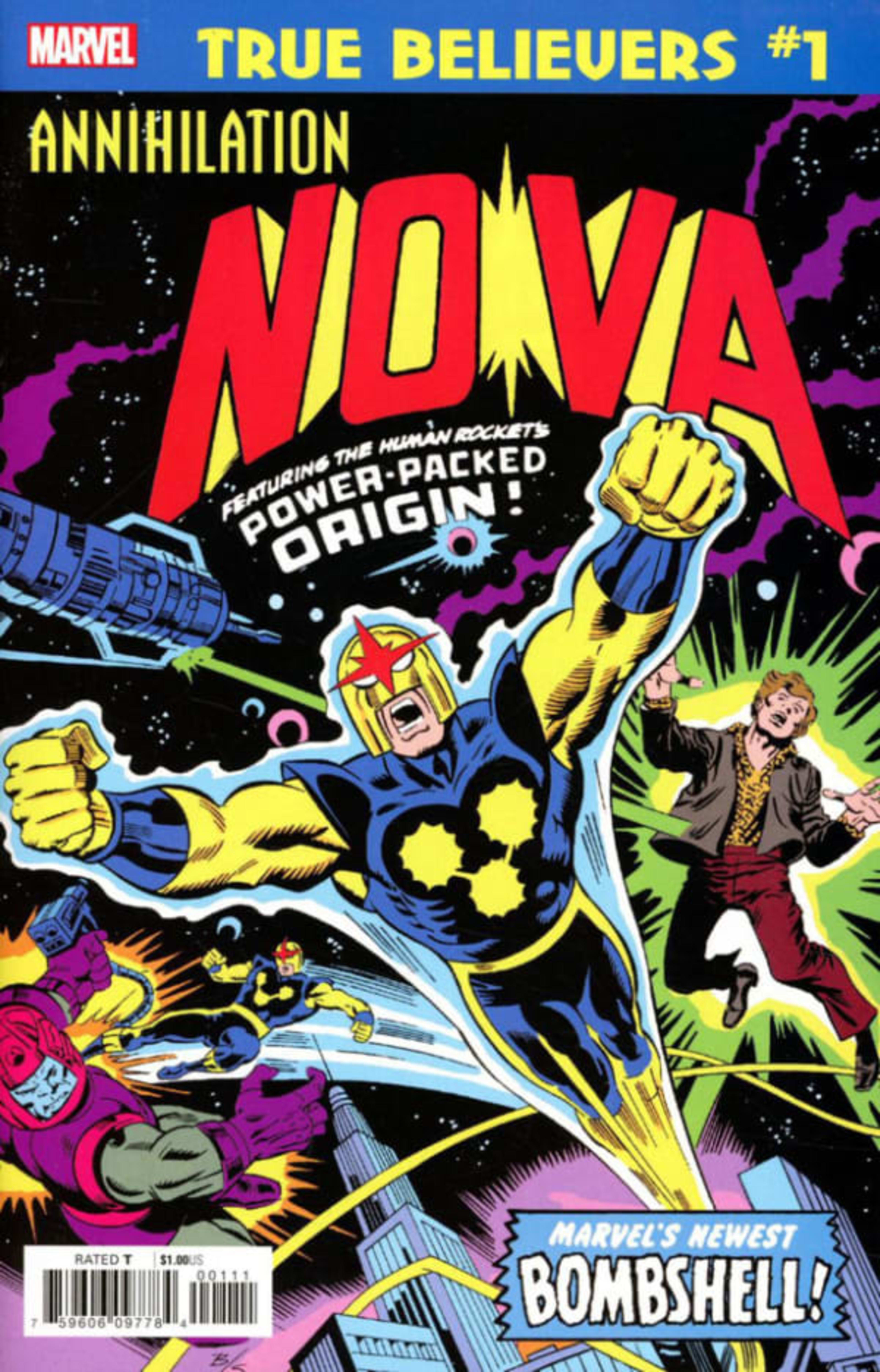 True Believers: Annihilation: Nova cover — © Marvel