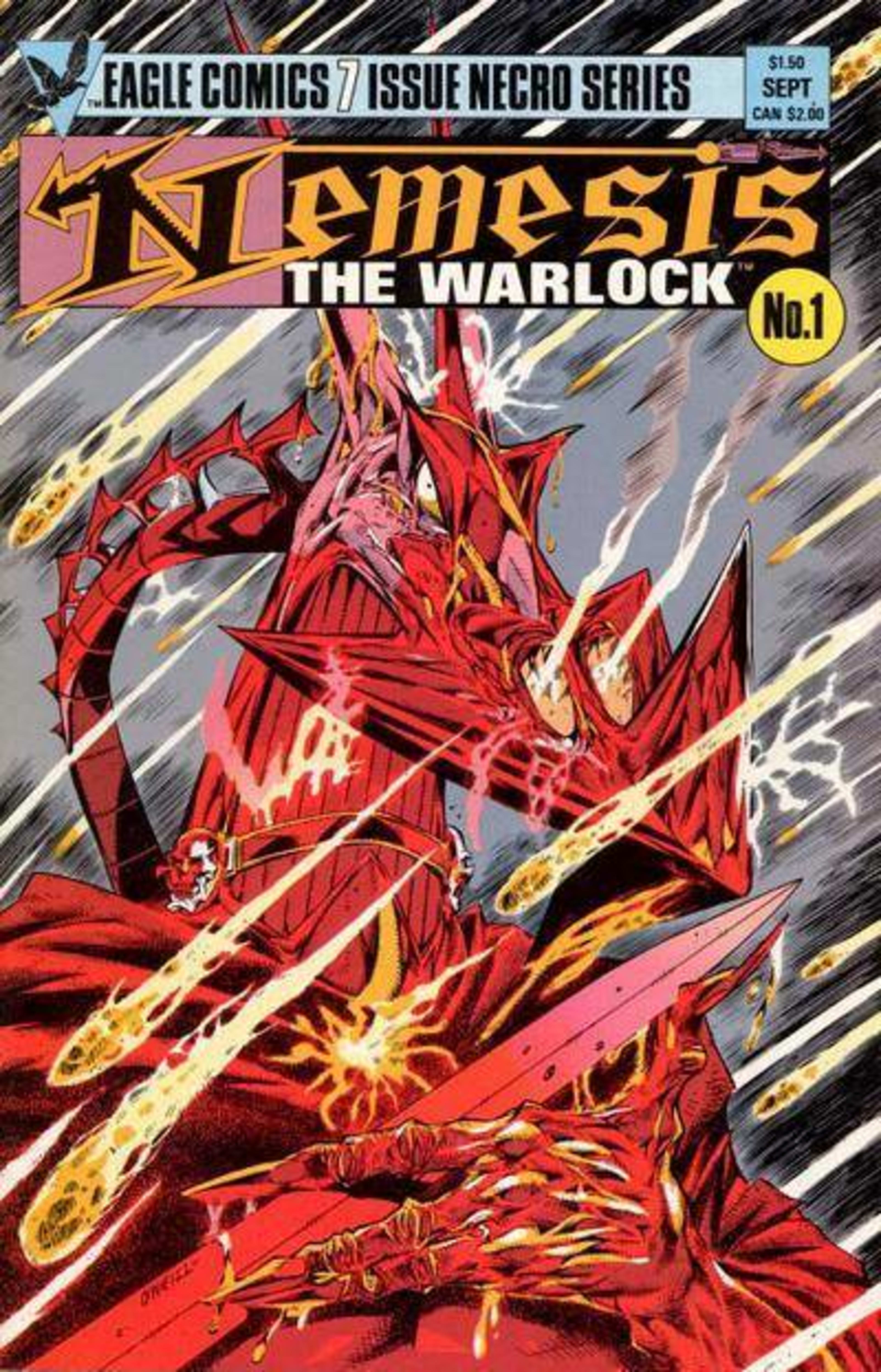 Nemesis the Warlock cover — © Eagle Comics