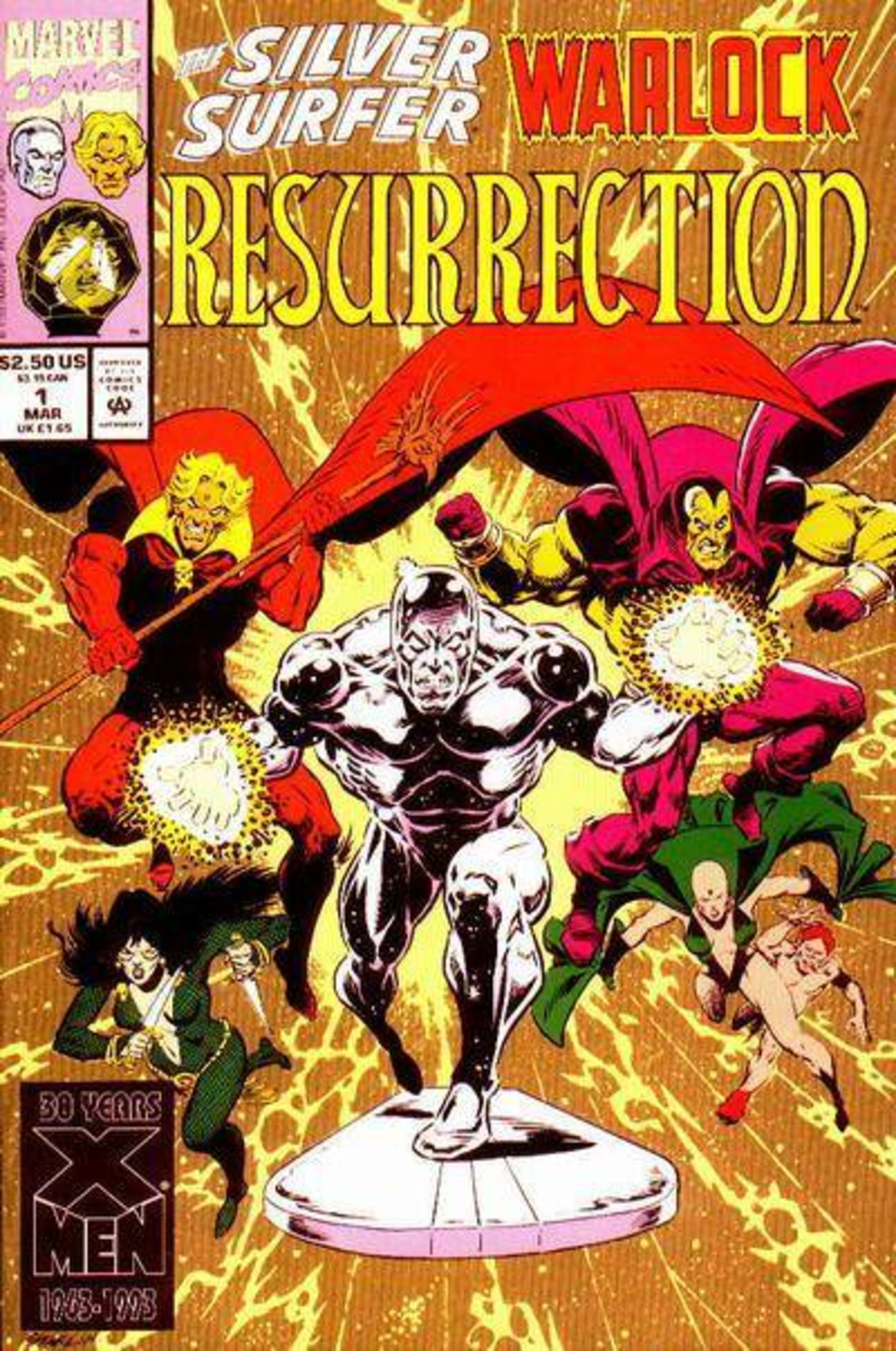 Silver Surfer/Warlock: Resurrection cover — © Marvel