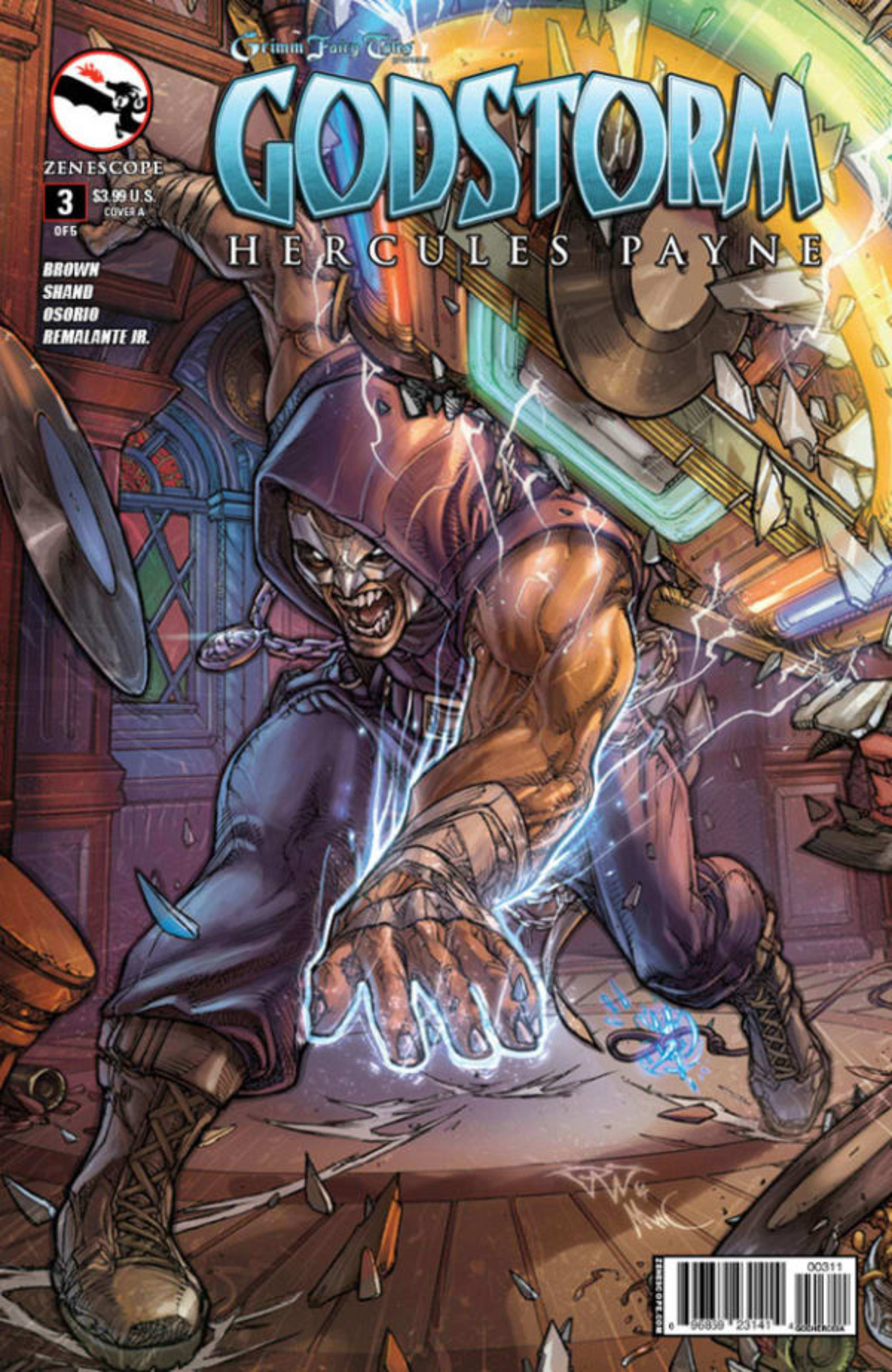 Grimm Fairy Tales presents Godstorm: Hercules Payne 3