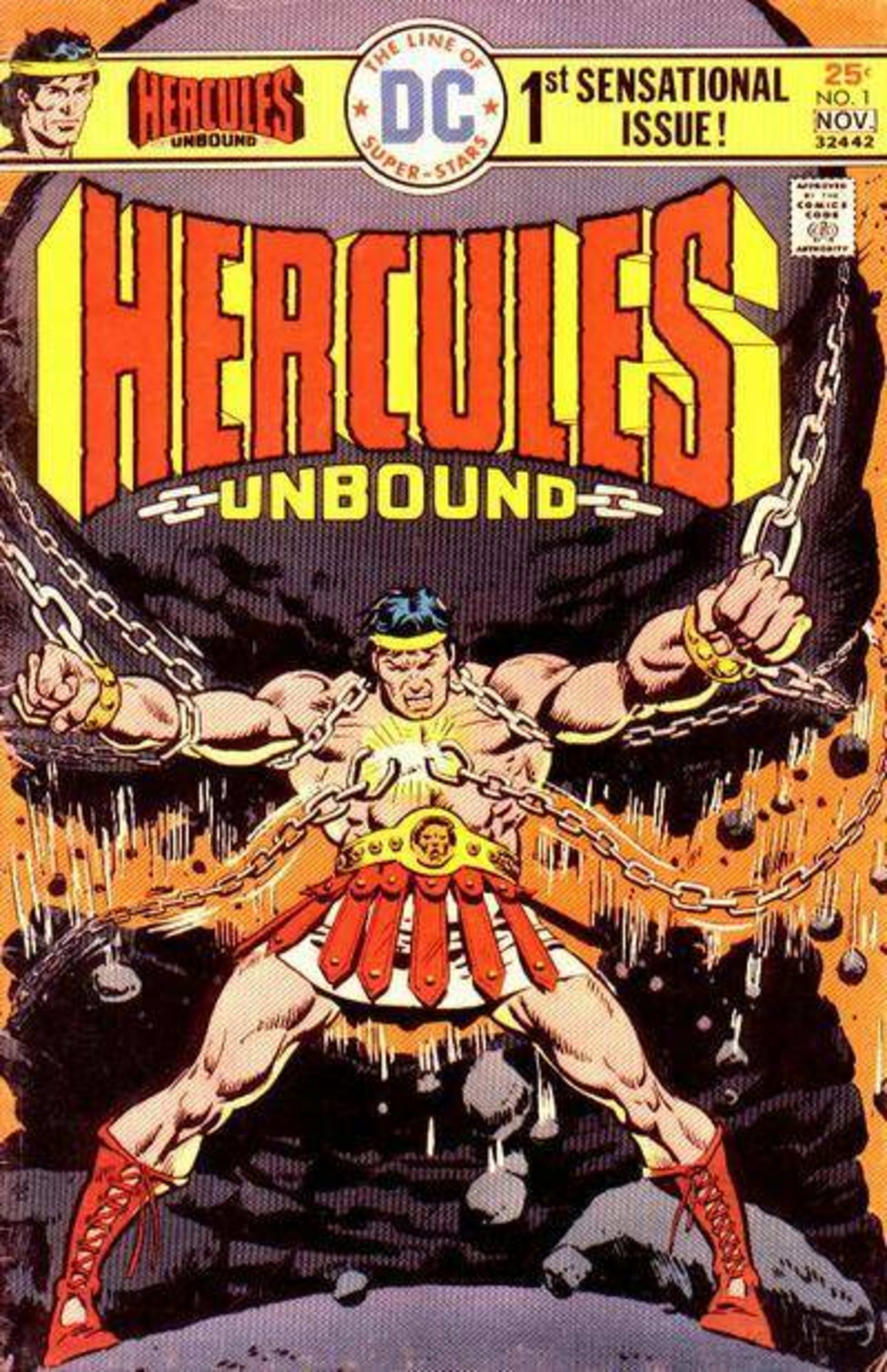 Hercules Unbound cover — © DC Comics