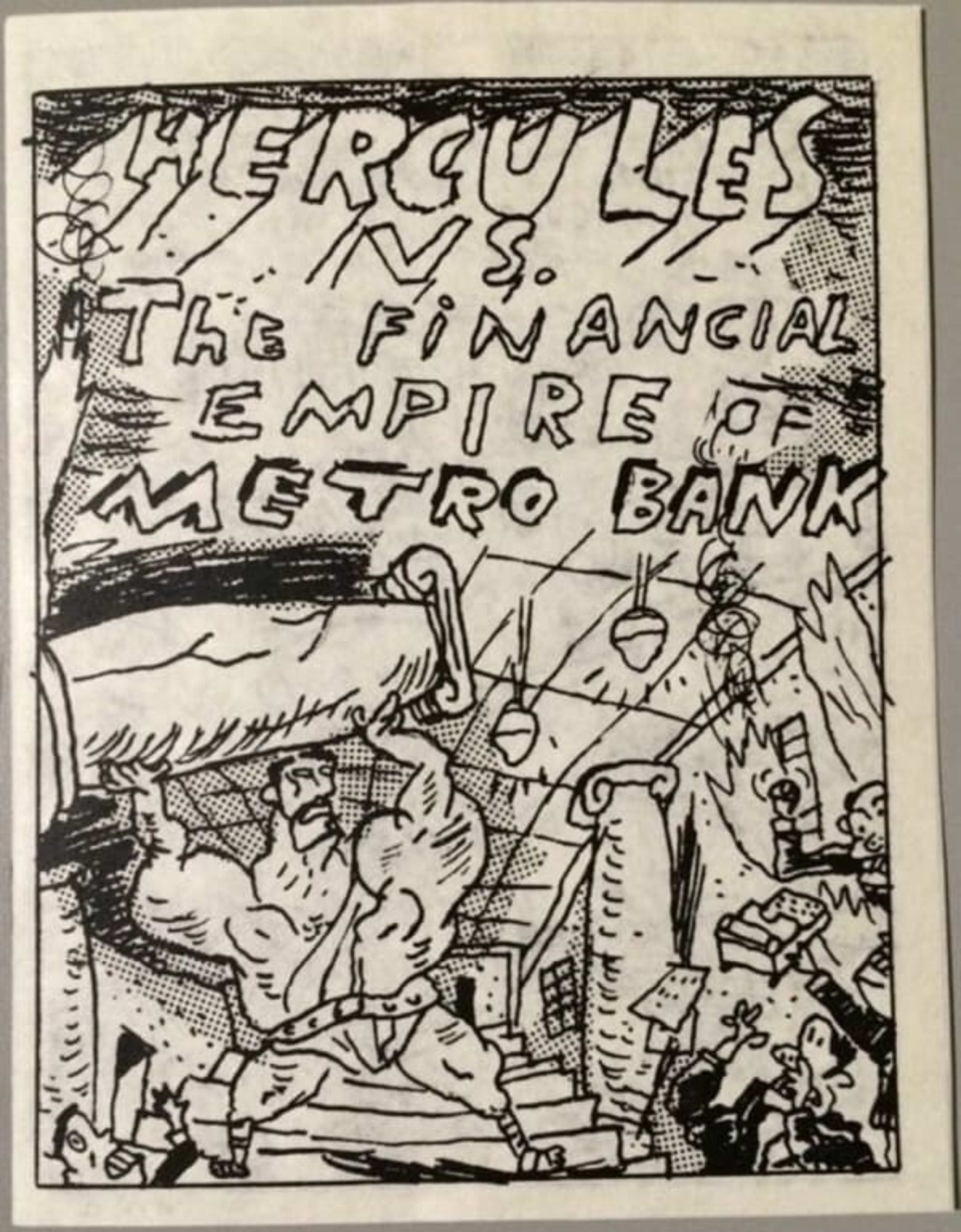 Hercules vs. The Financial Empire of Metro Bank cover — © XEX Graphix