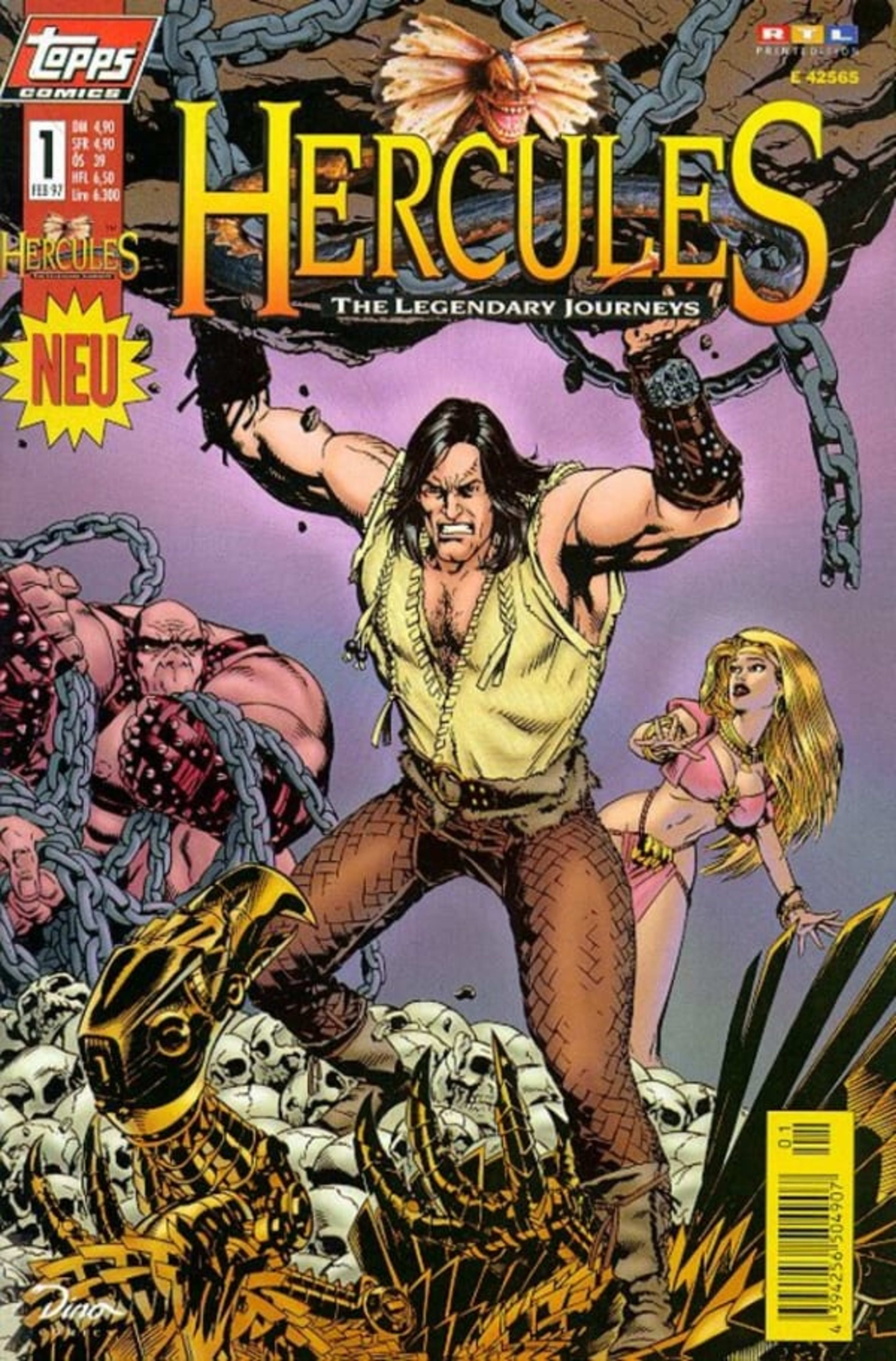 Hercules: the legendary Journeys cover — © Dino Comics