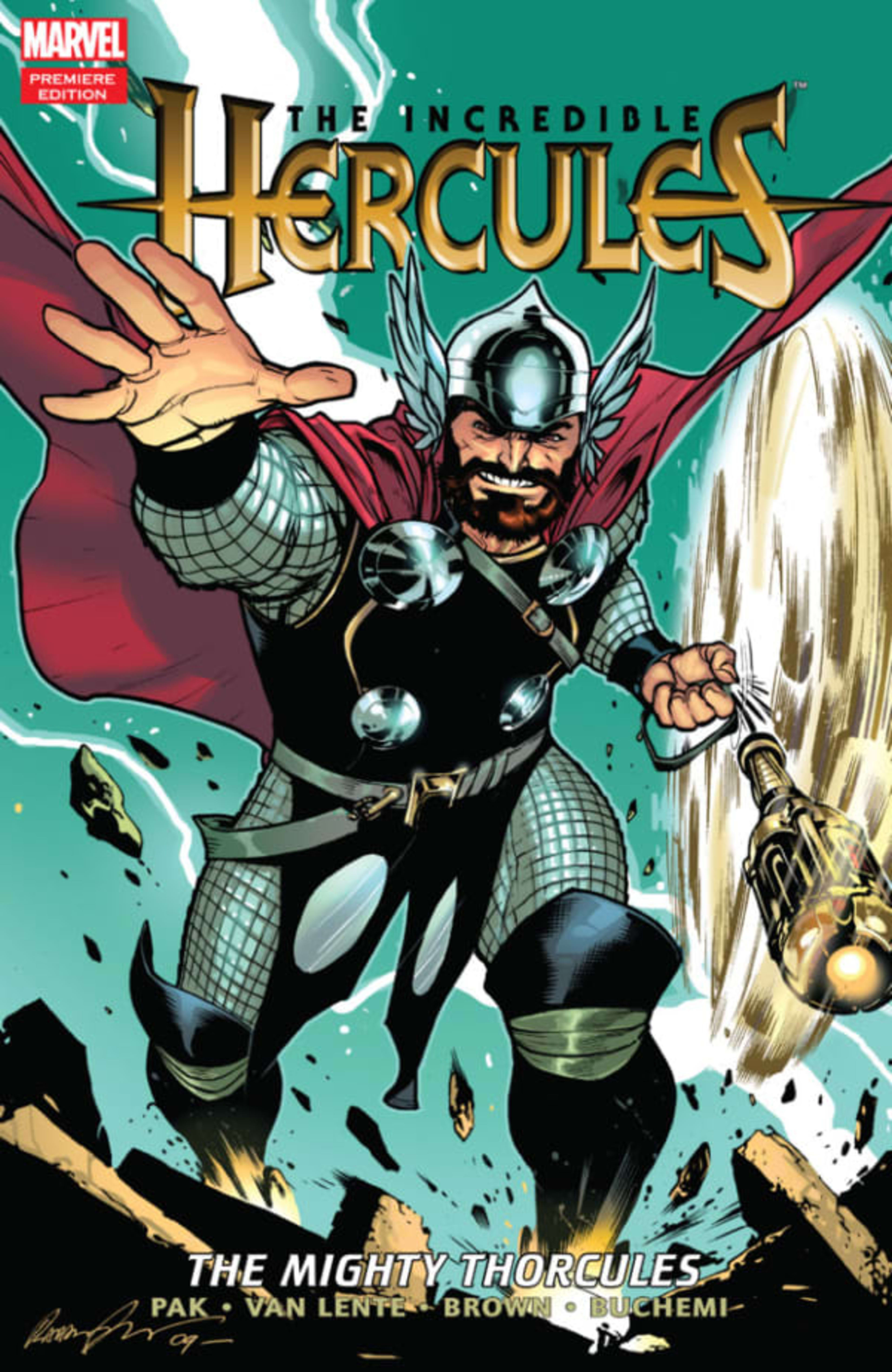 Incredible Hercules: Mighty Thorcules cover — © Marvel