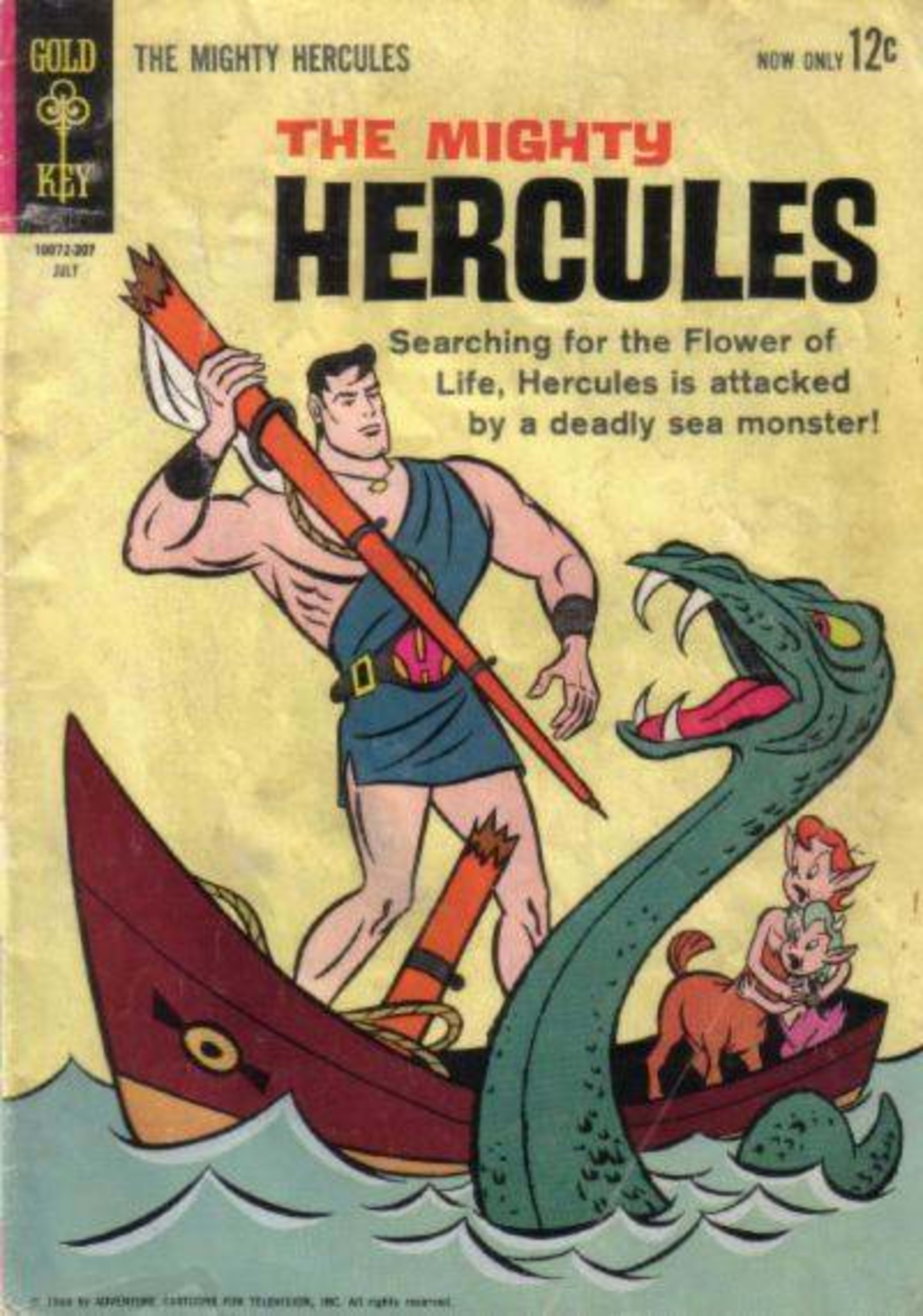 The Mighty Hercules cover — © Western Publishing