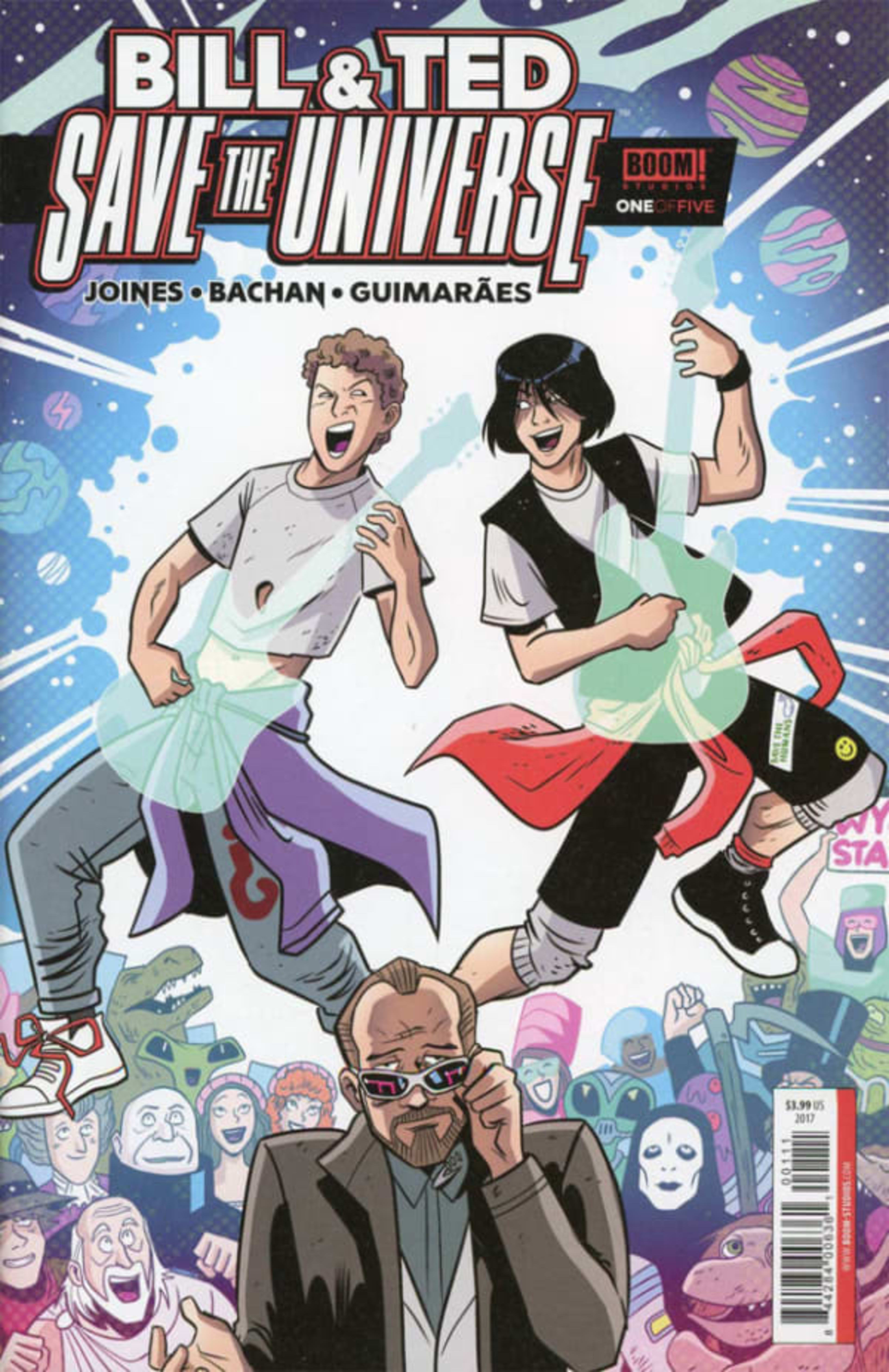 Bill & Ted Save The Universe cover — © Boom! Studios