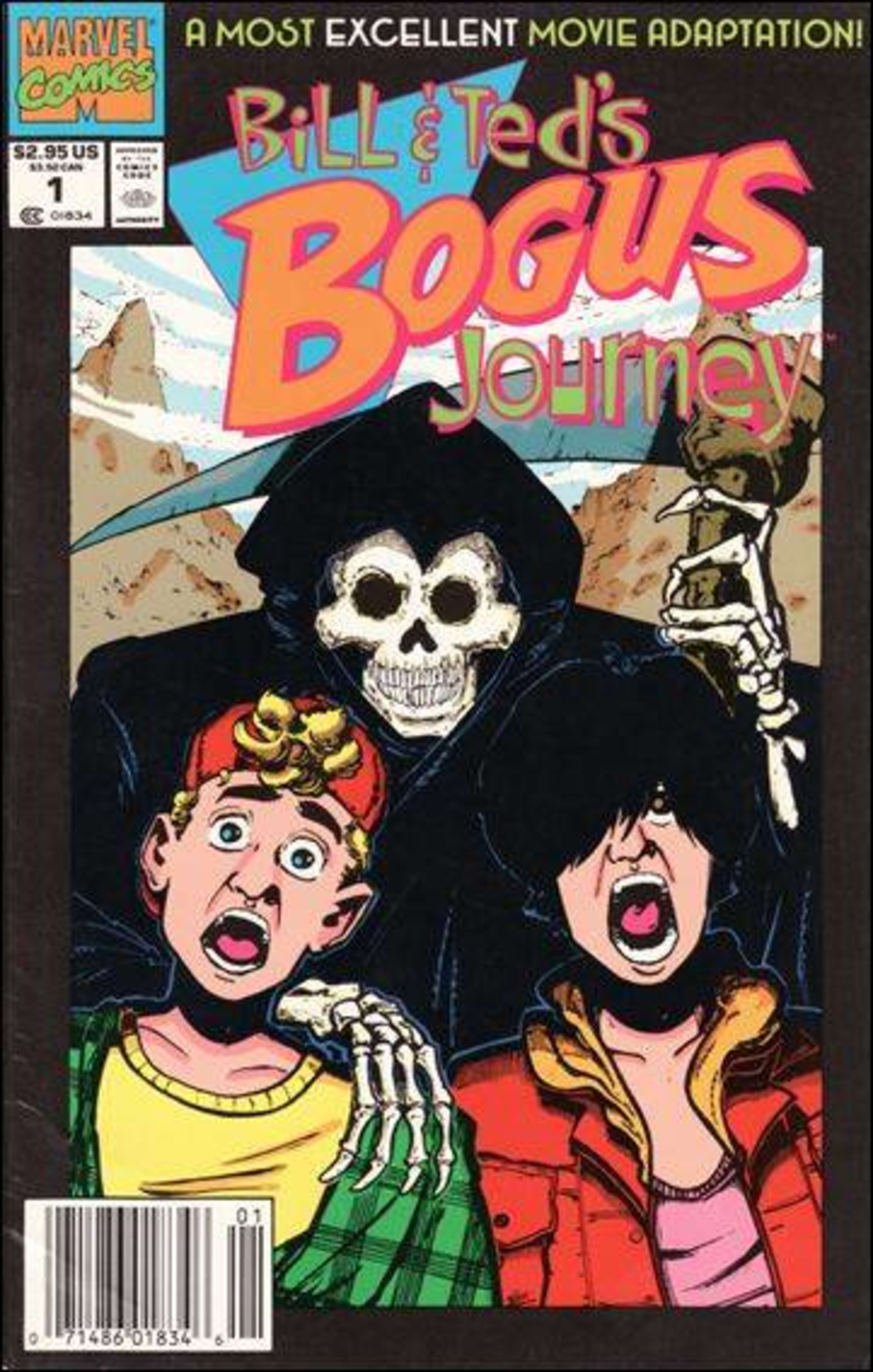 Bill & Ted's Bogus Journey cover — © Marvel