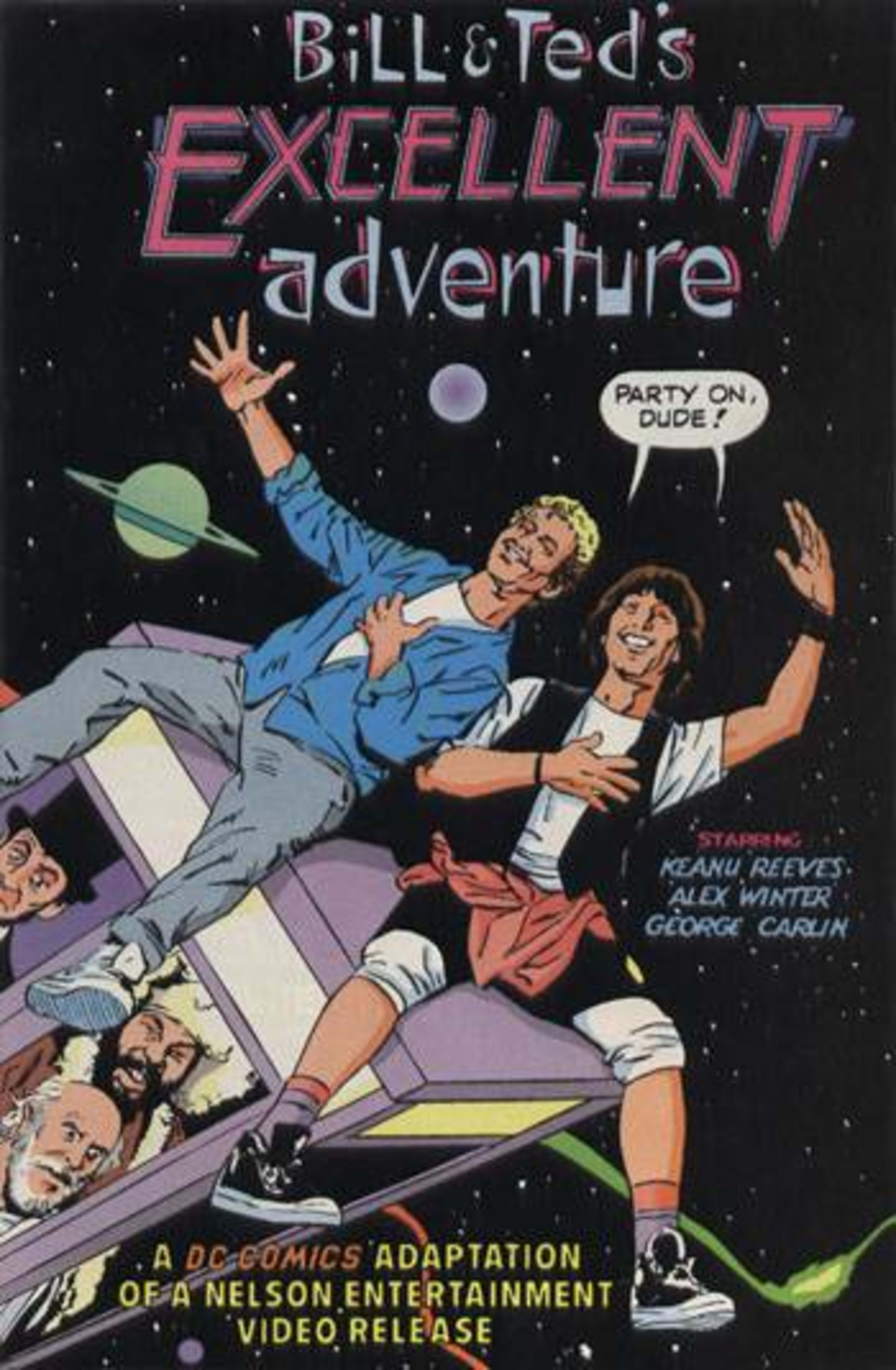 Bill & Ted's Excellent Adventure cover — © DC Comics